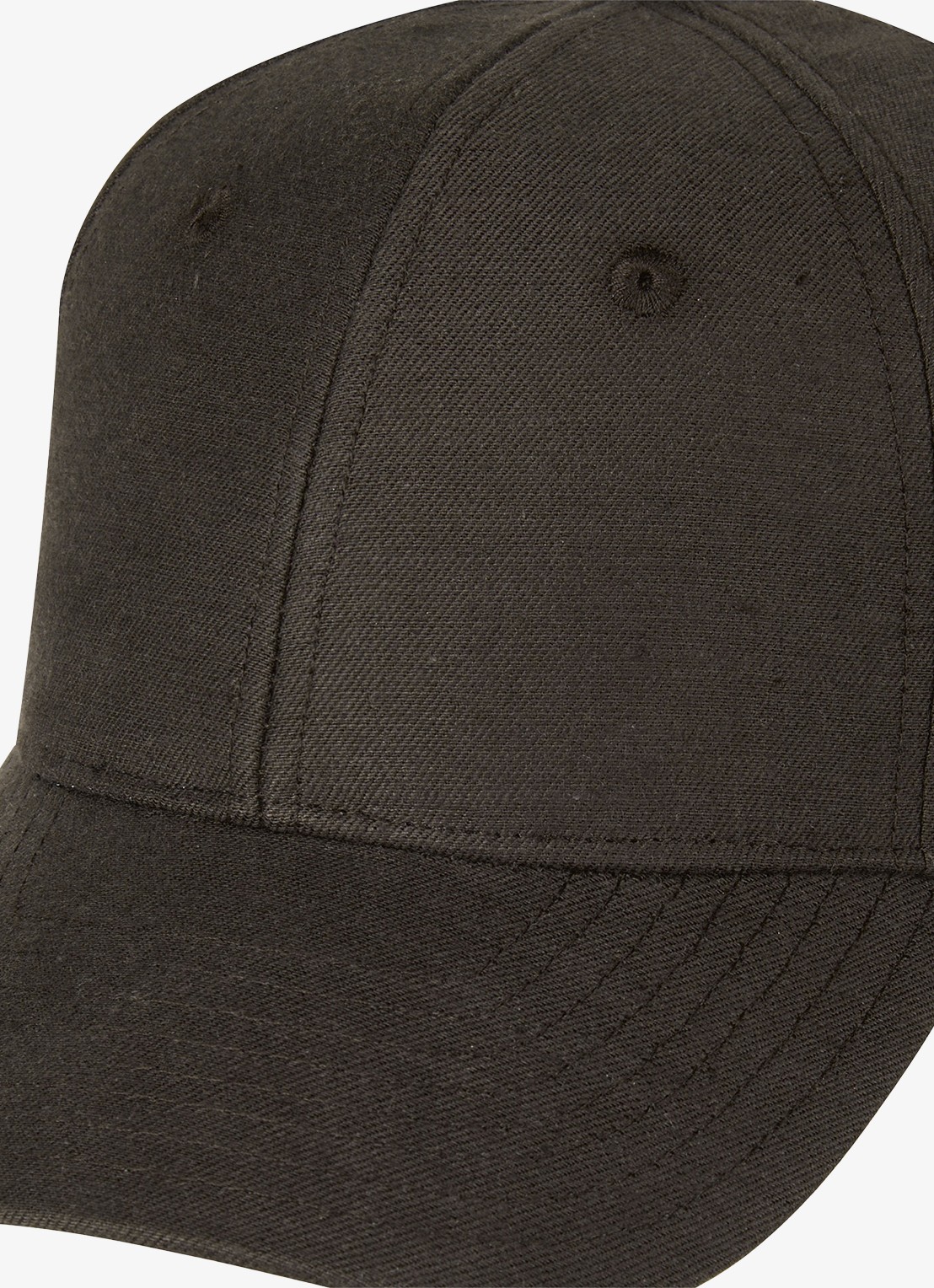 Profuomo Pet van linnen - detail 3 donkerbruin