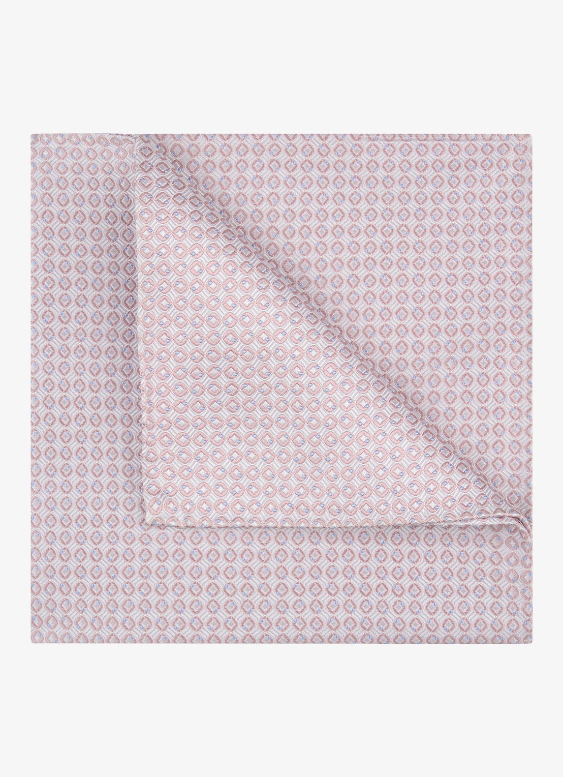 Profuomo Pochet van zijde - detail 2 donkerroze