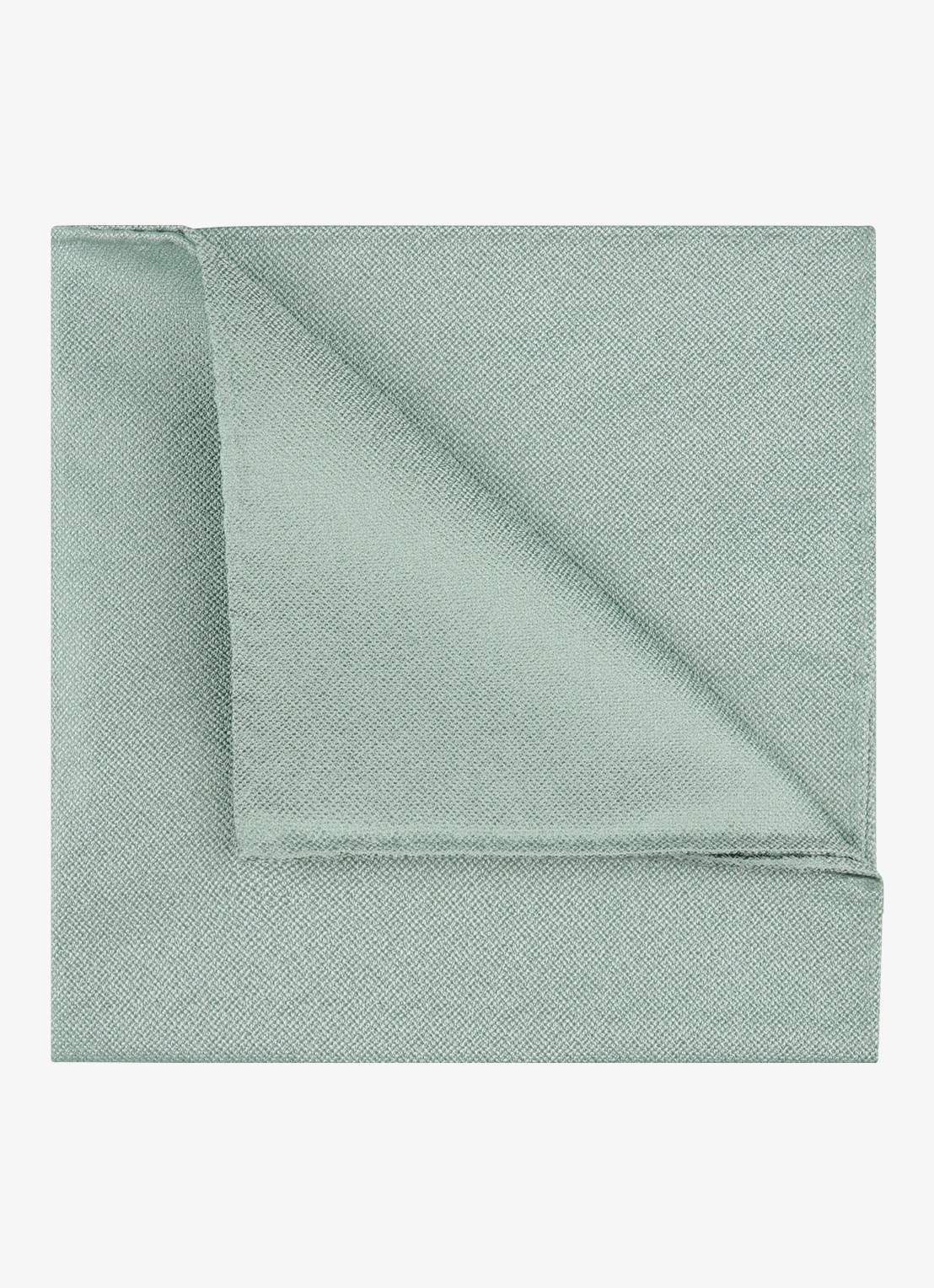 Profuomo Pochet van zijde - detail 2 groen