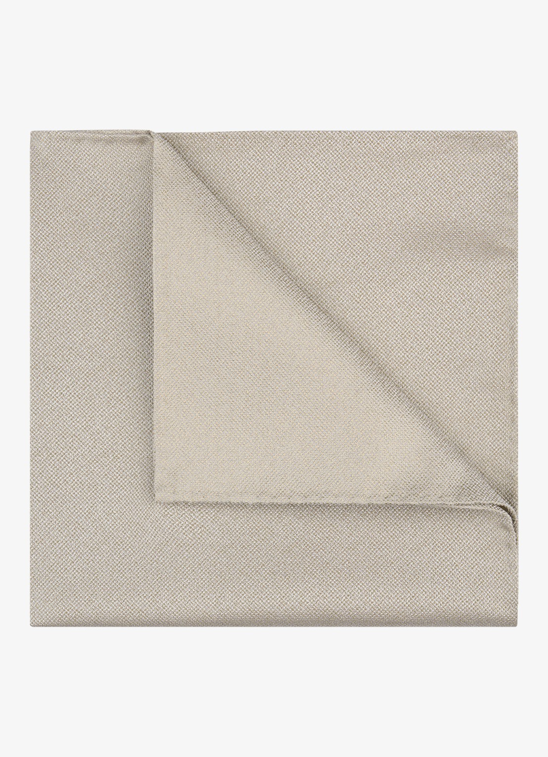 Profuomo Pochet van zijde - detail zand