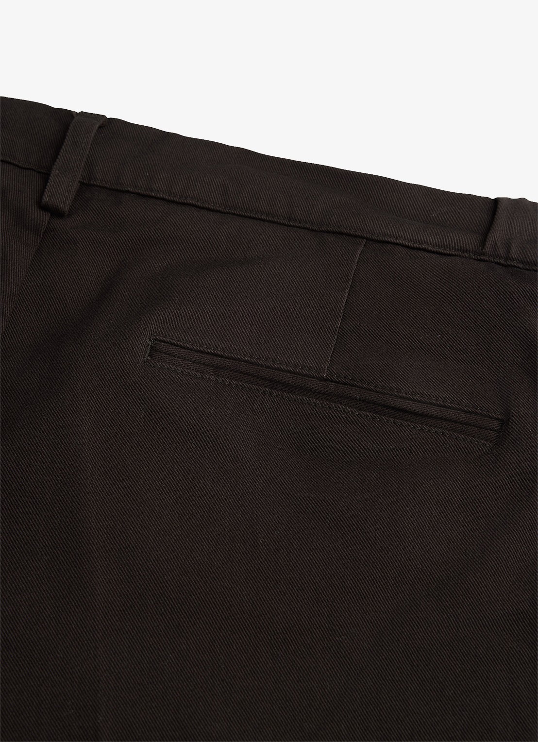 Profuomo Regular fit chino met steekzakken en stretch - detail 2 donkerbruin