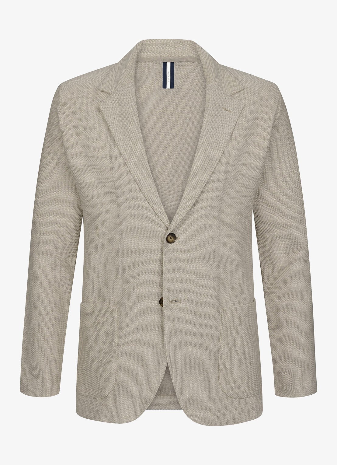 Profuomo Regular fit colbert met structuur - voorkant 5 gebroken wit