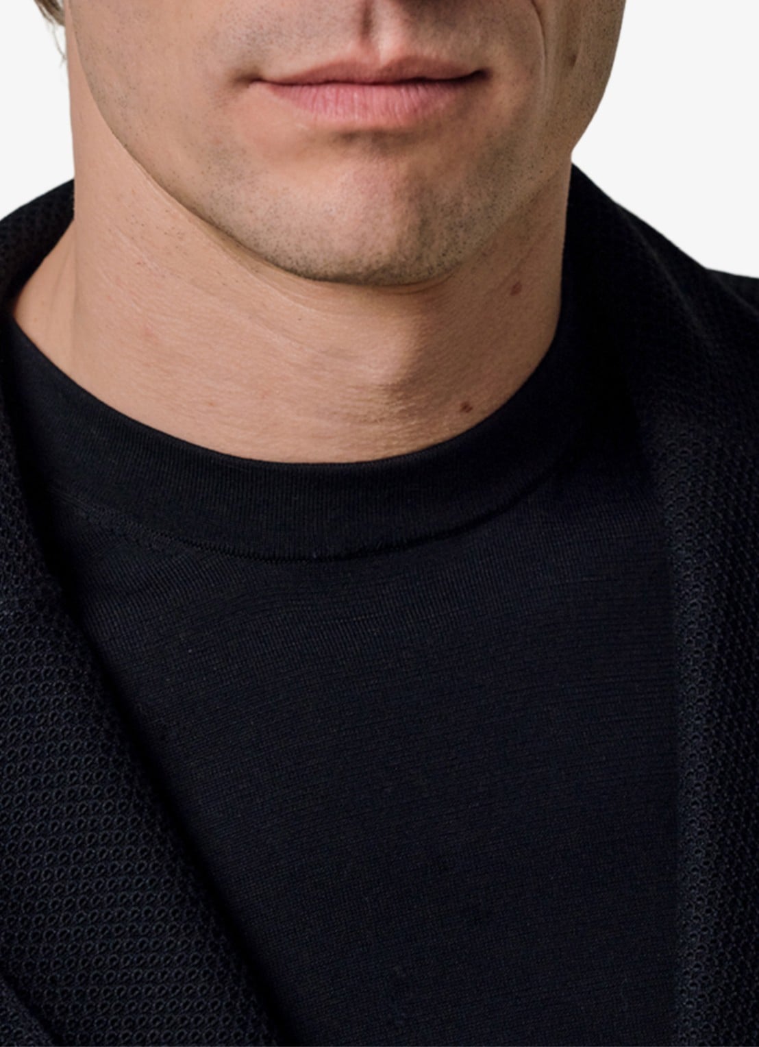 Profuomo Regular fit colbert met structuur - detail 5 donkerblauw