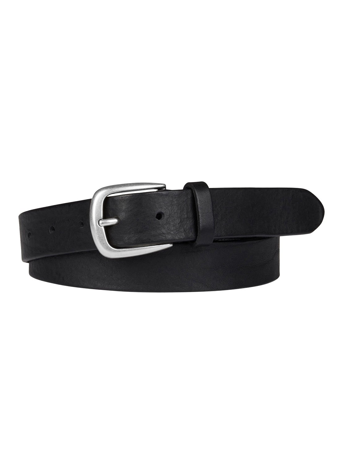 Profuomo Riem van leer - voorkant zwart
