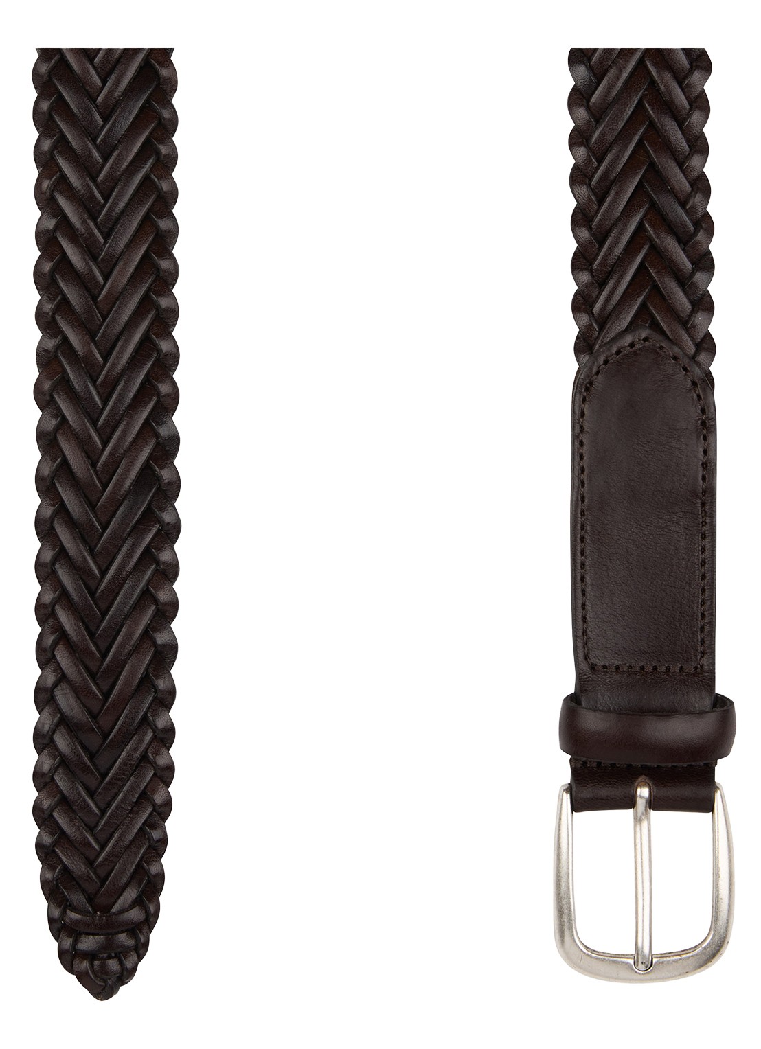 Profuomo Riem van leer - voorkant 2 bruin