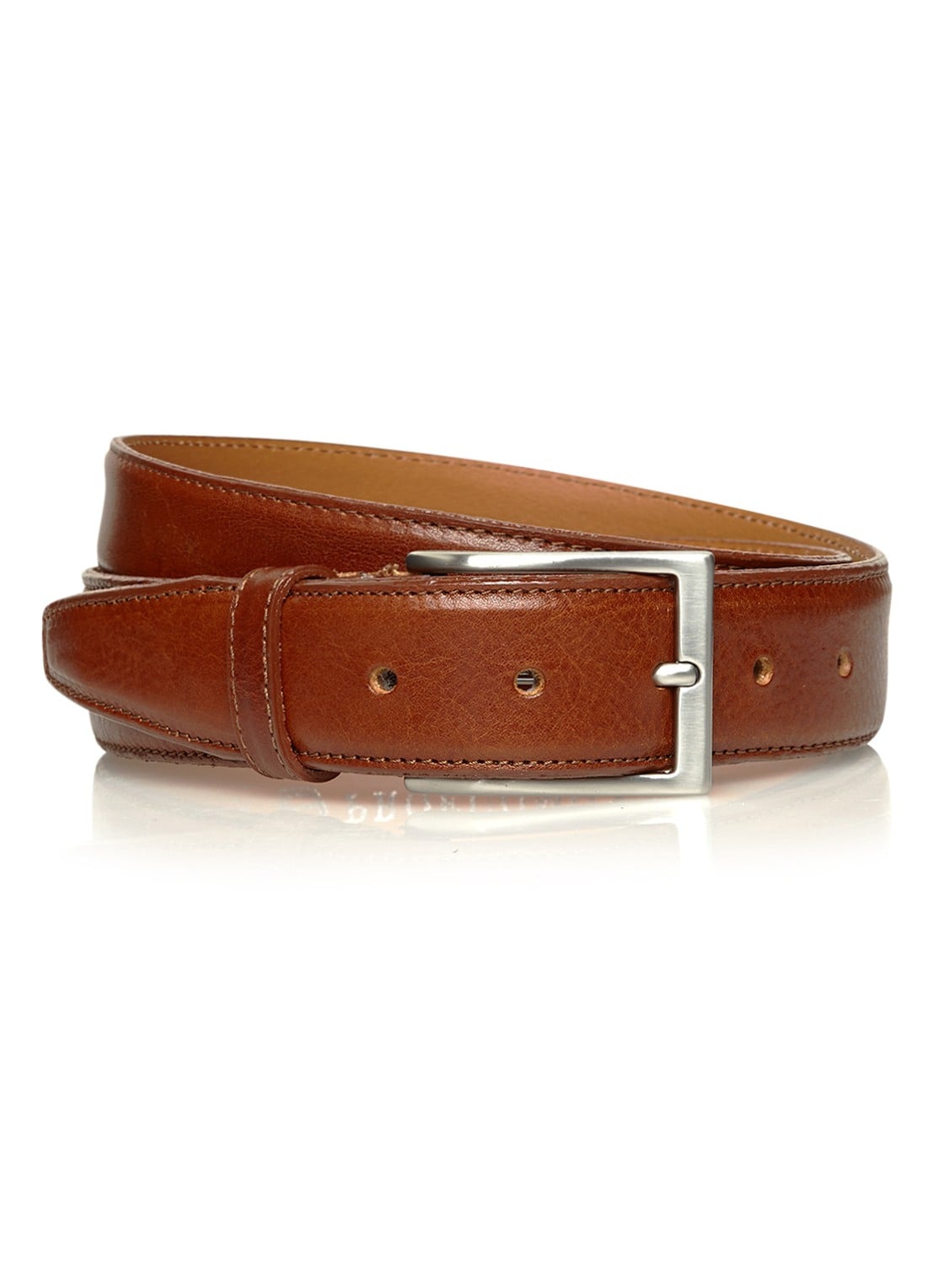 Profuomo Riem van leer - voorkant cognac