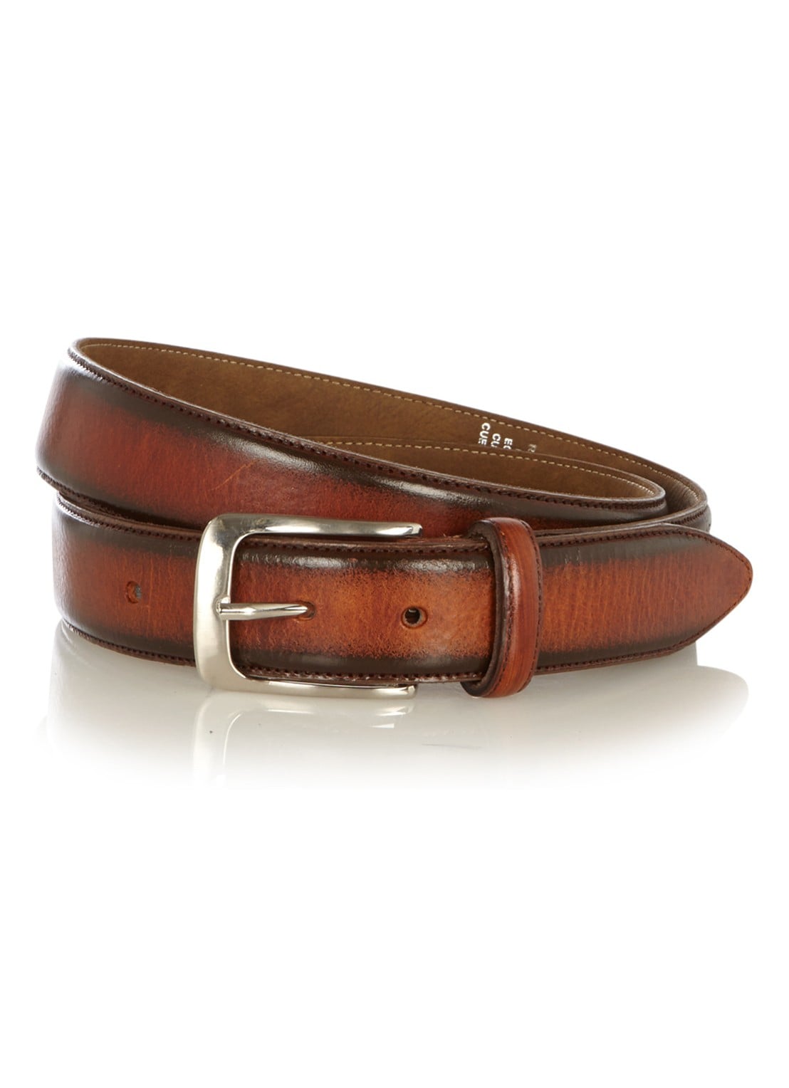 Profuomo Riem van leer - voorkant bruin