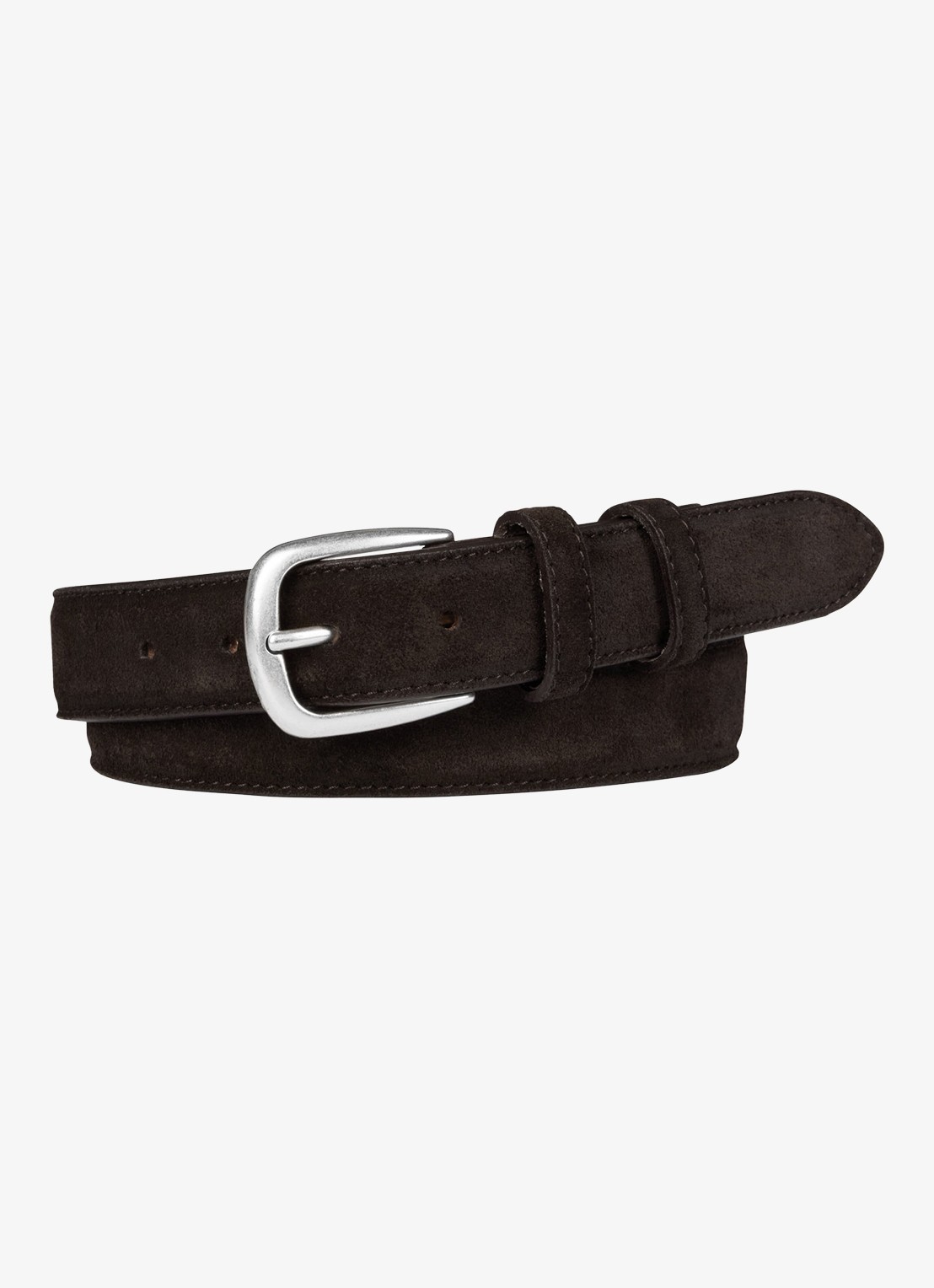 Profuomo Riem van suède - voorkant bruin