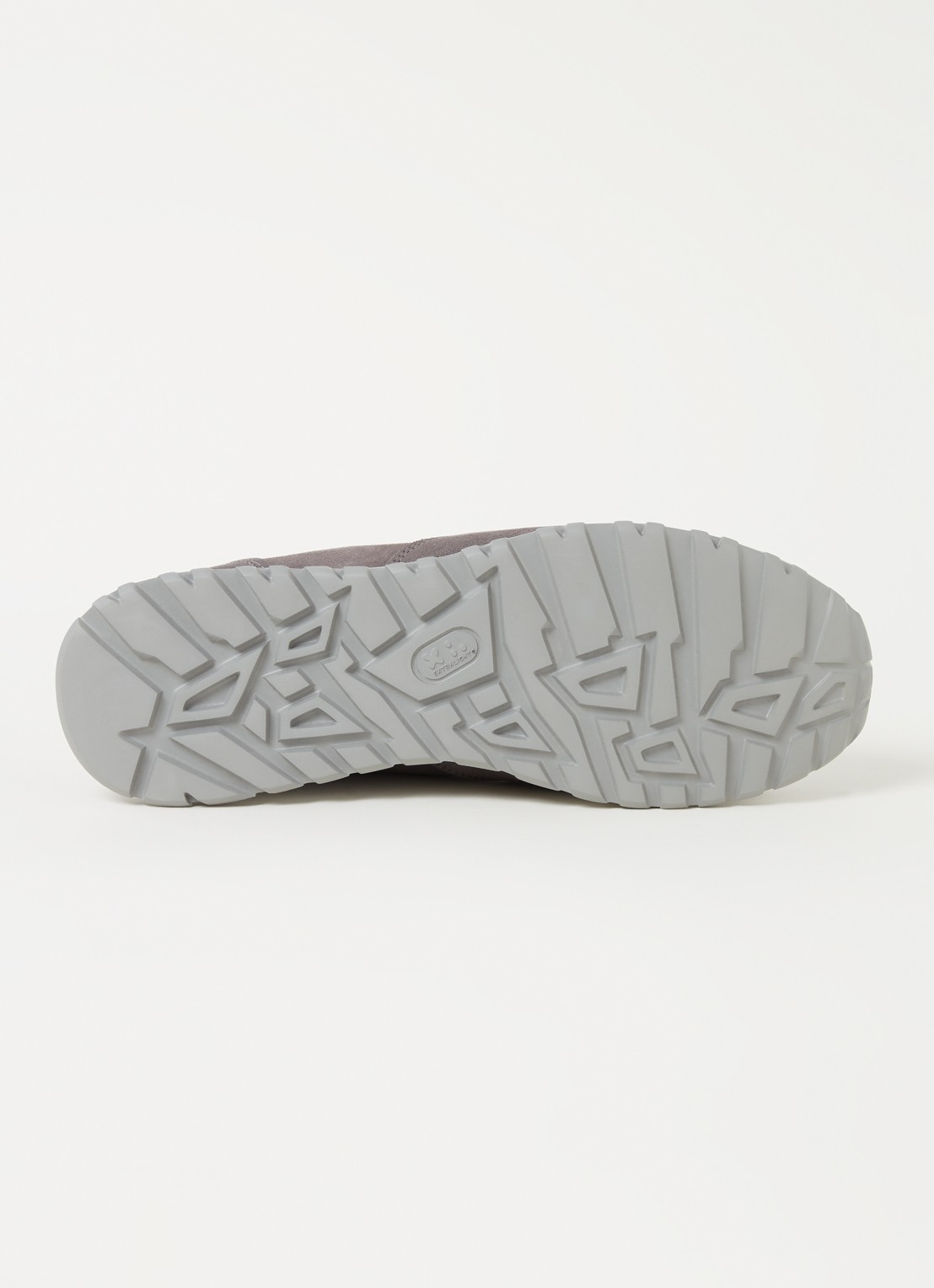 Profuomo Runner sneaker van suède - detail 4 donkergrijs