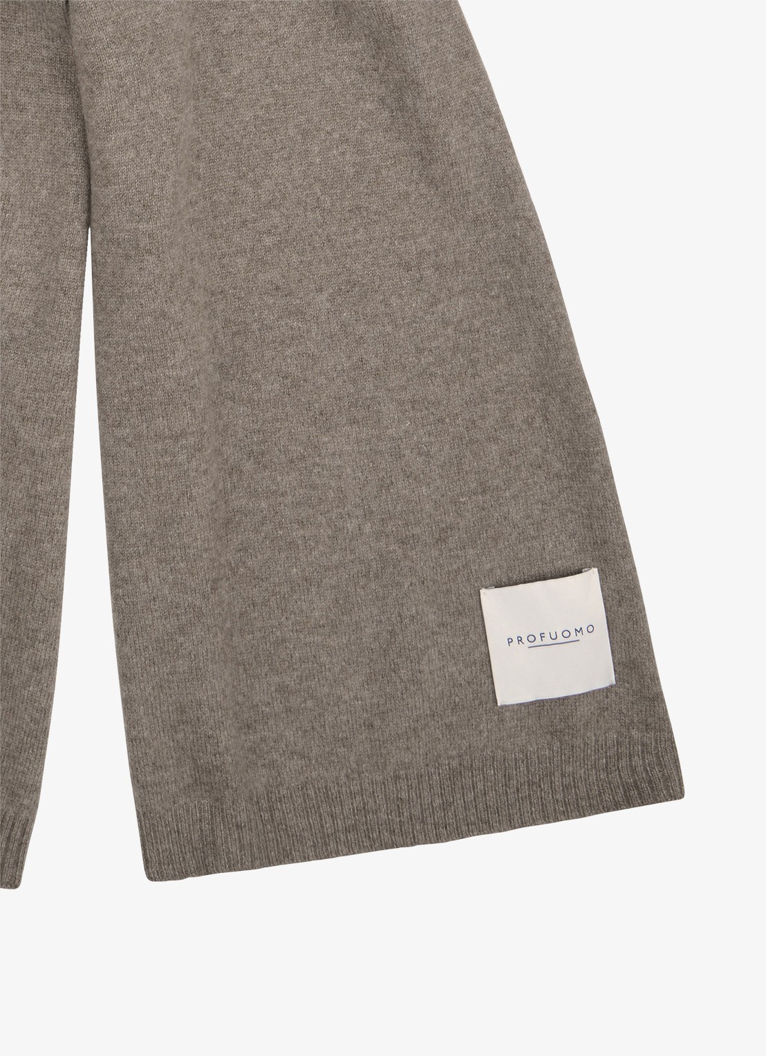 Profuomo Sjaal van cashmere - detail beige