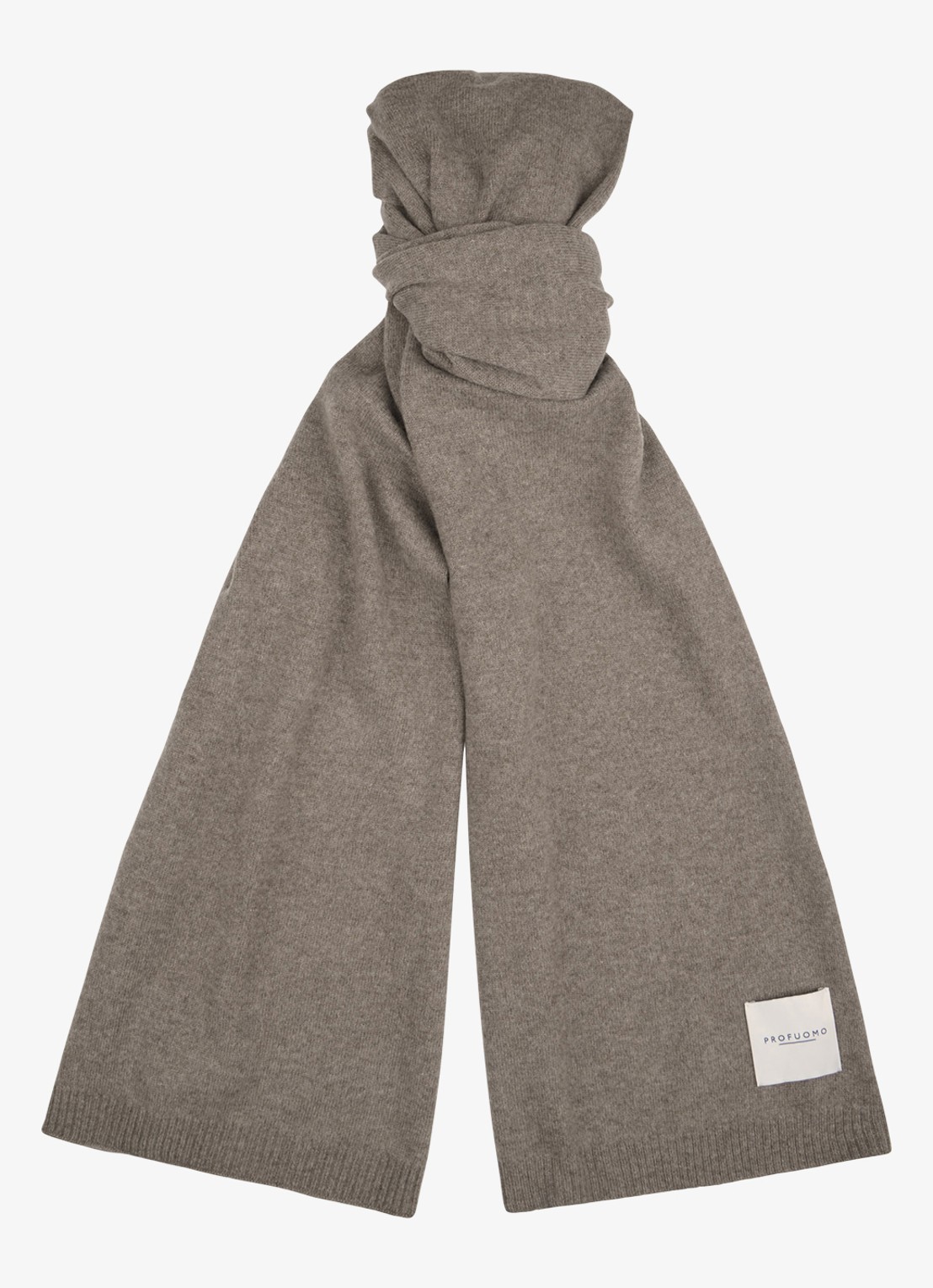 Profuomo Sjaal van cashmere - detail 2 beige