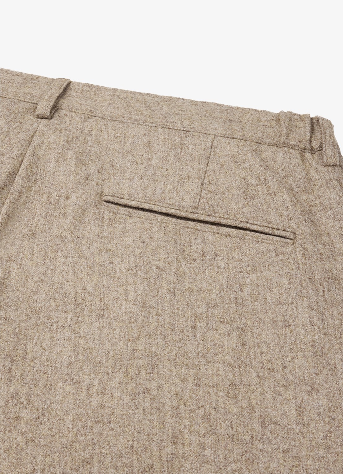 Profuomo Slim fit chino in wolblend - detail 4 beige