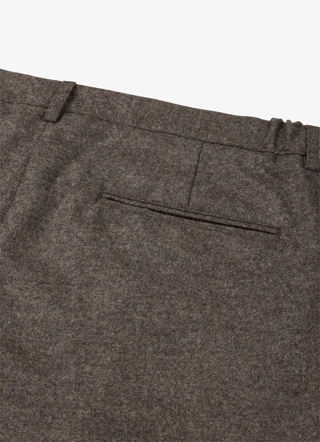 Profuomo Slim fit chino in wolblend - detail 2 antraciet