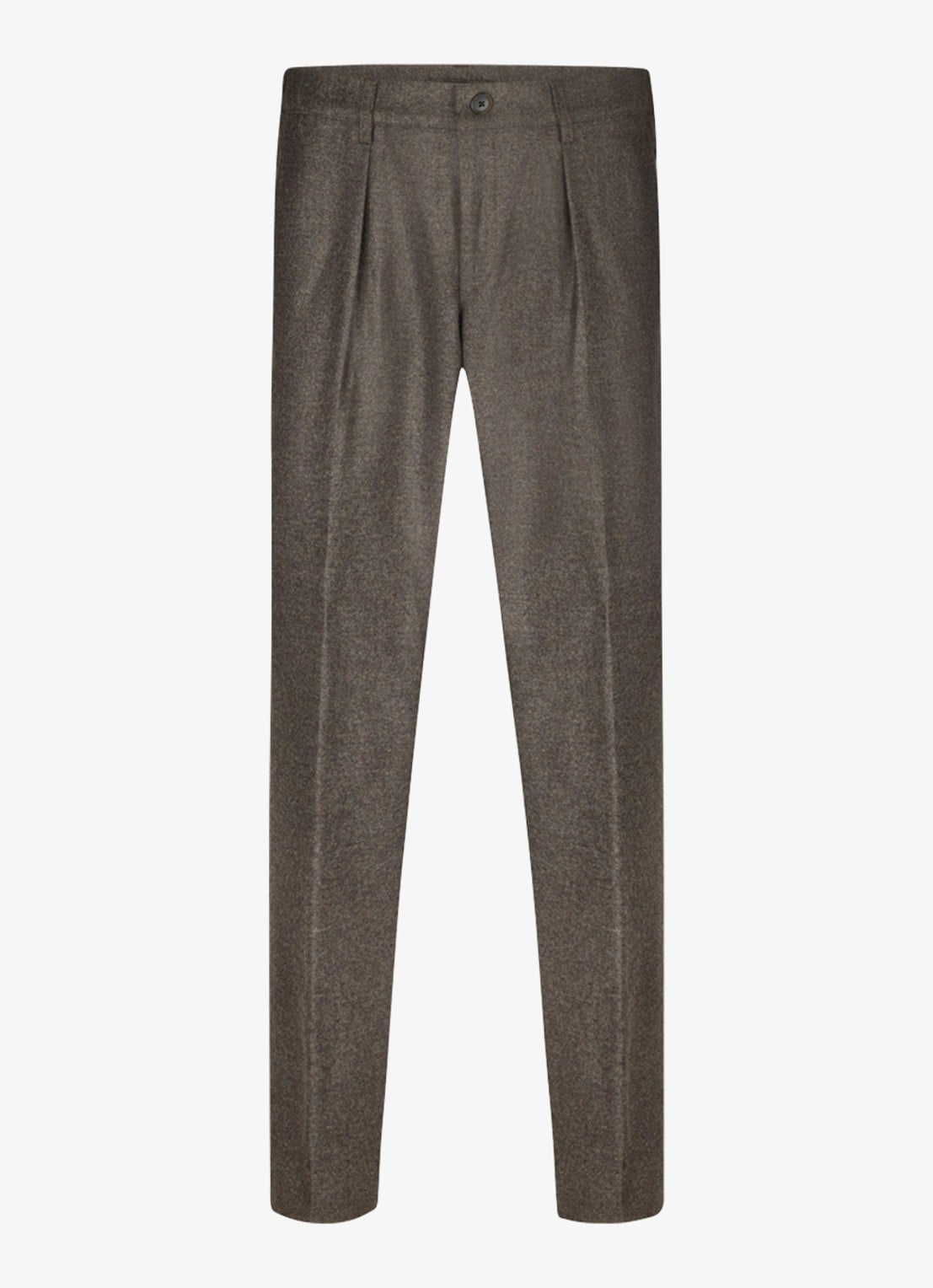 Profuomo Slim fit chino in wolblend - voorkant 4 antraciet