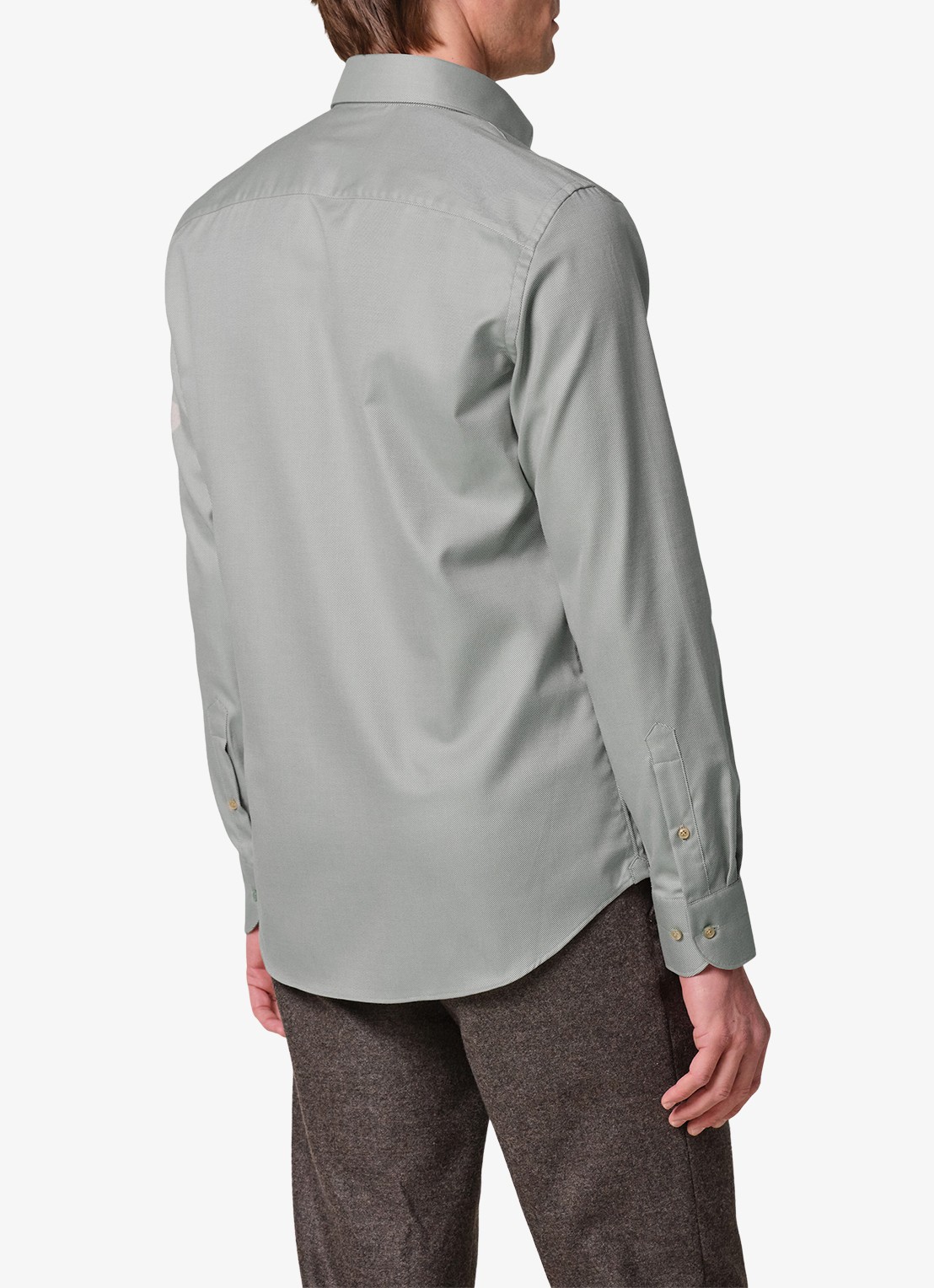 Profuomo Slim fit overhemd - achterkant 6 grijs