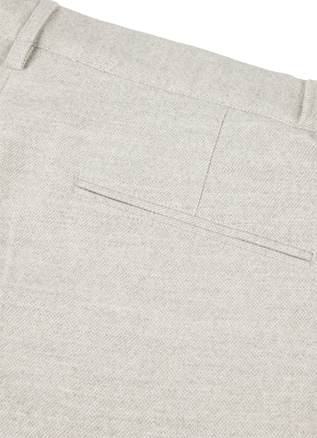 Profuomo Slim fit pantalon met steekzakken - detail 4 grijsmele