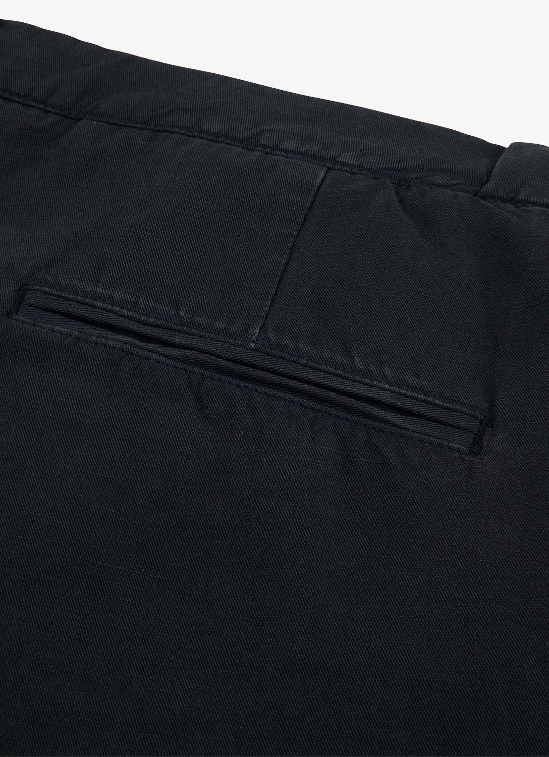 Profuomo Straight fit chino katoen linen blend - detail 6 blauw