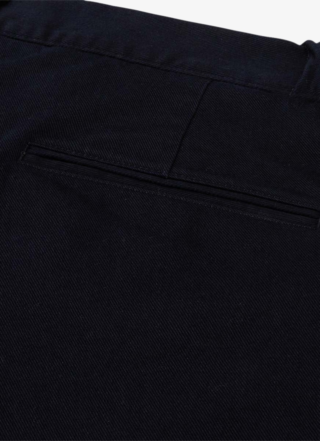 Profuomo Straight fit chino met steekzakken - detail 5 donkerblauw