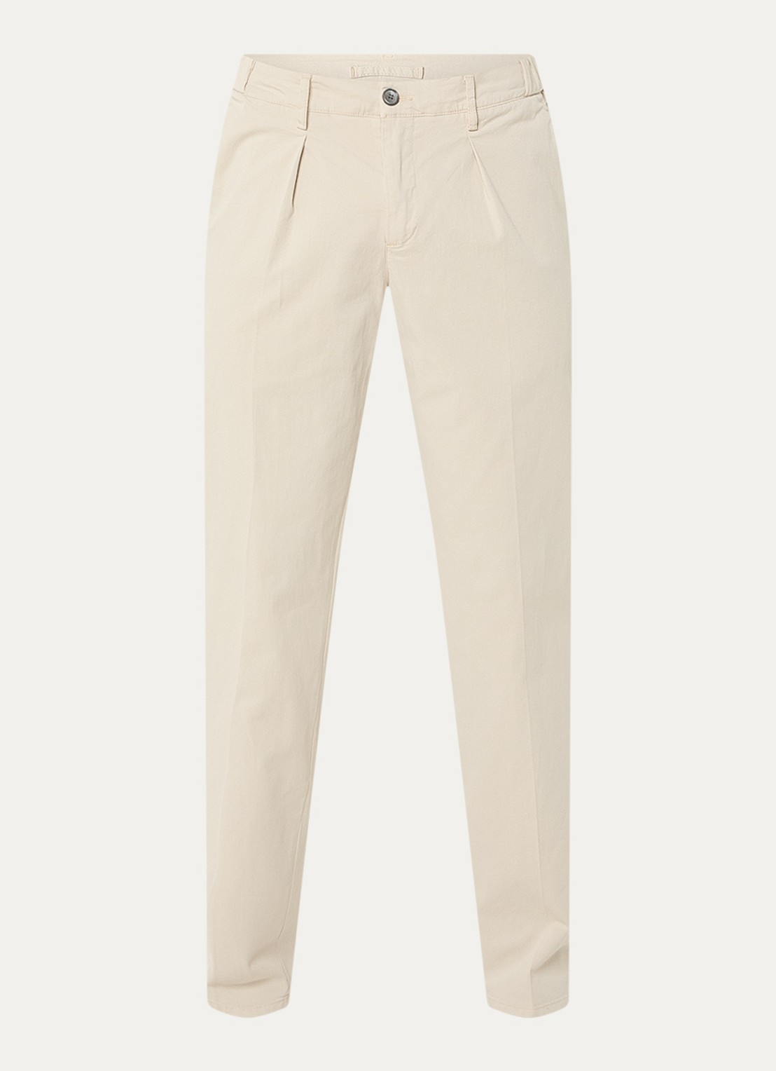 Profuomo Straight fit chino met stretch - voorkant 4 zand