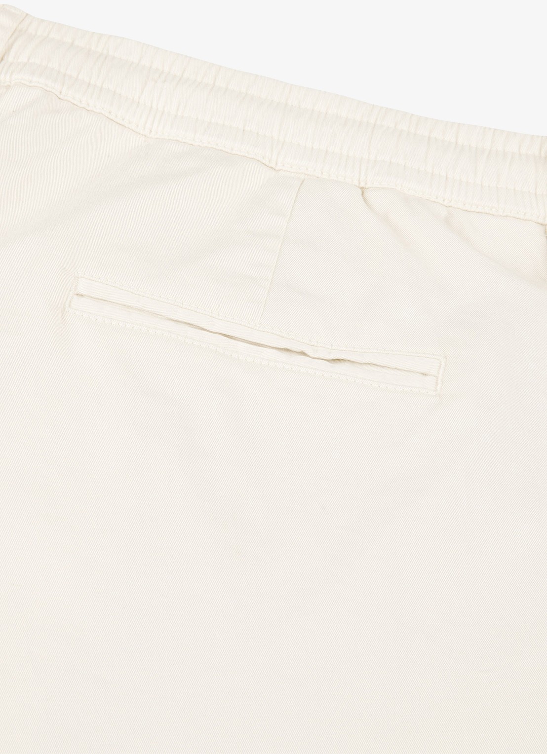 Profuomo Straight fit short met stretch - detail 5 gebroken wit