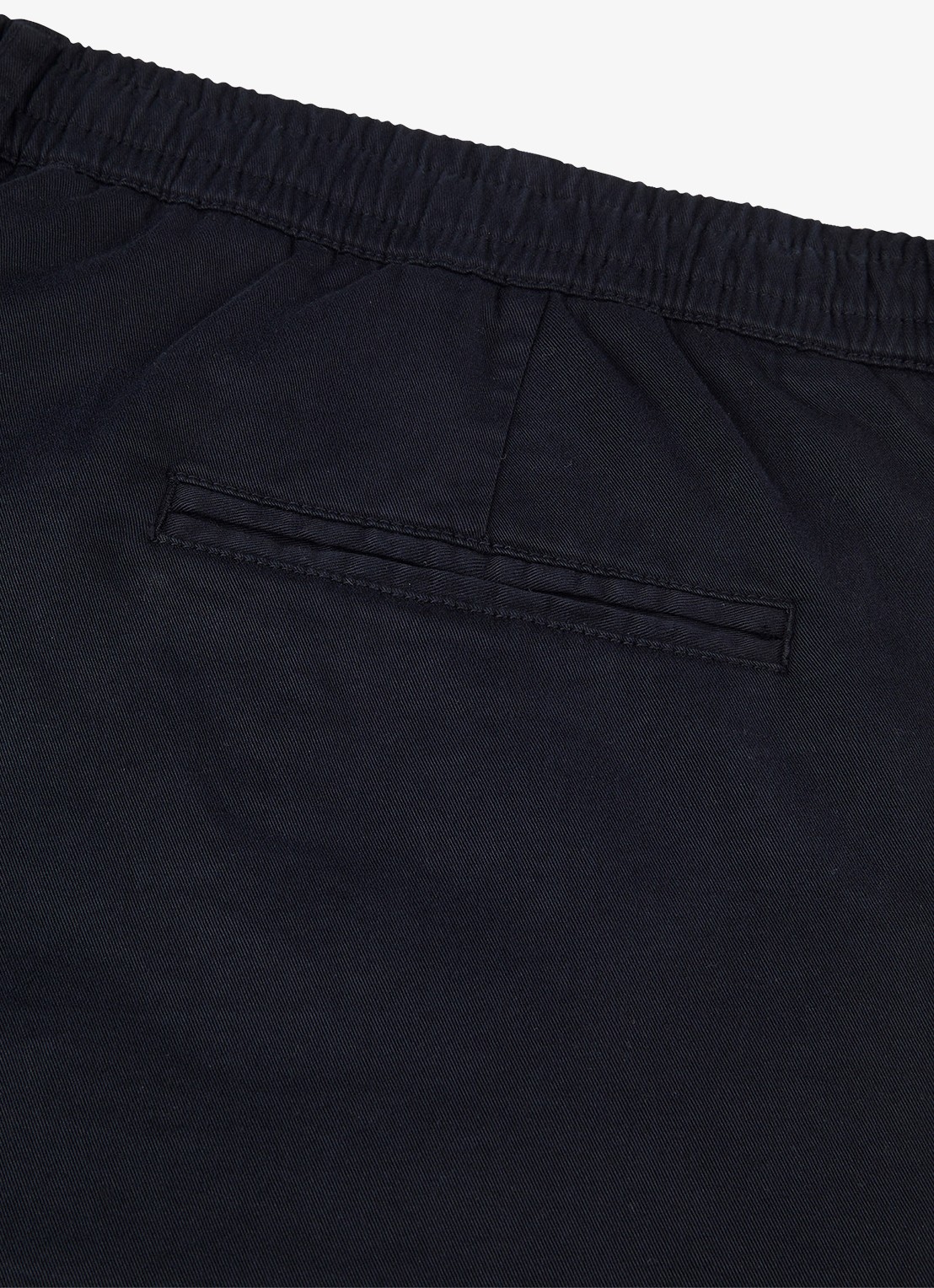 Profuomo Straight fit short met stretch - detail 5 donkerblauw
