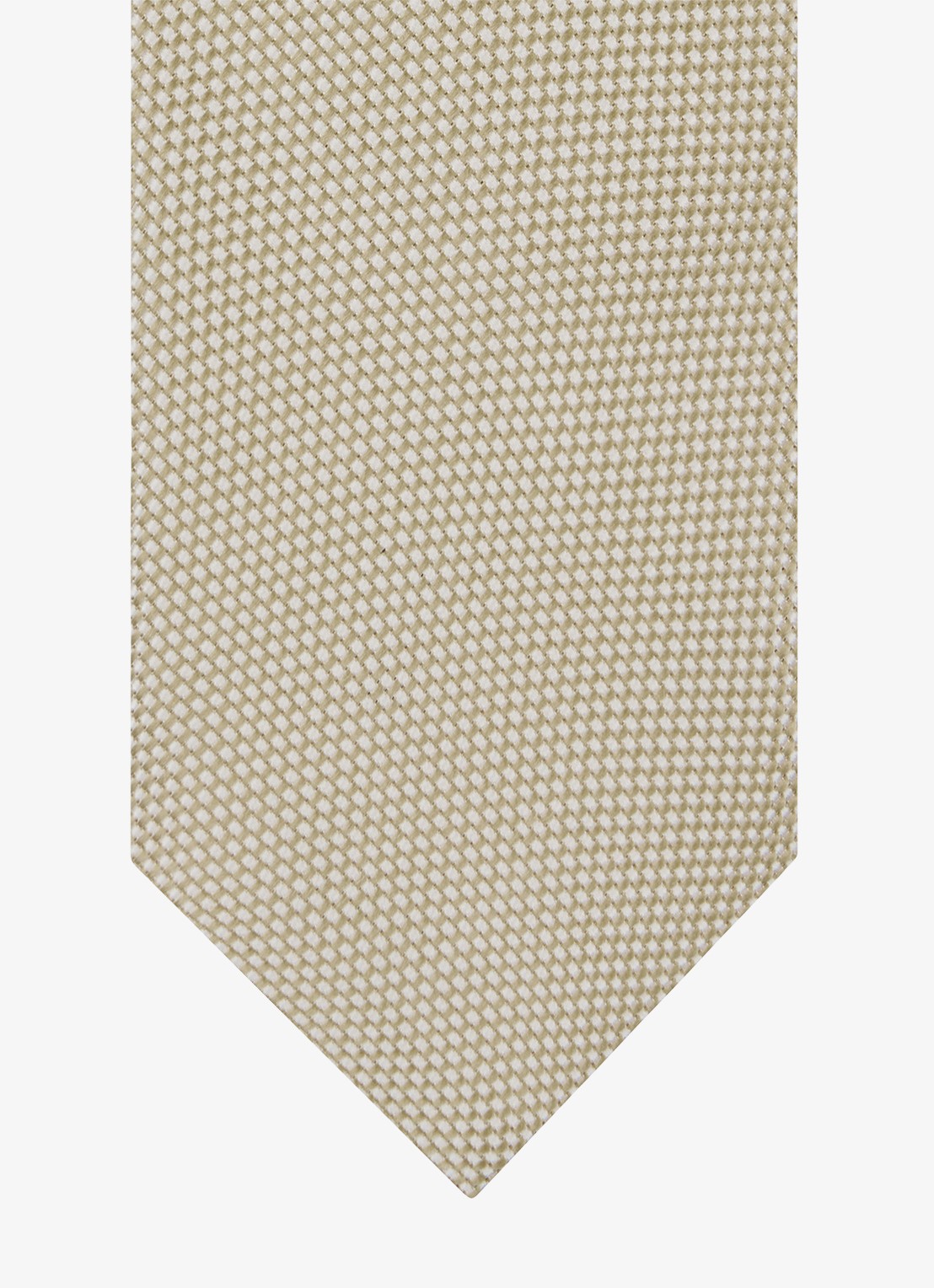 Profuomo Stropdas van zijde - detail beige