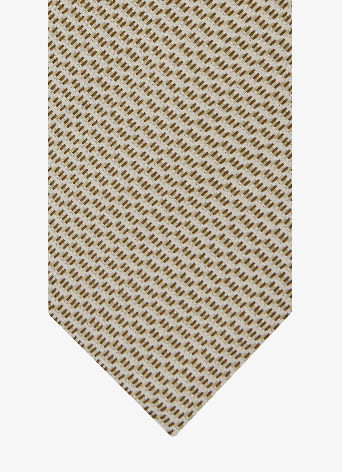 Profuomo Stropdas van zijde - detail beige