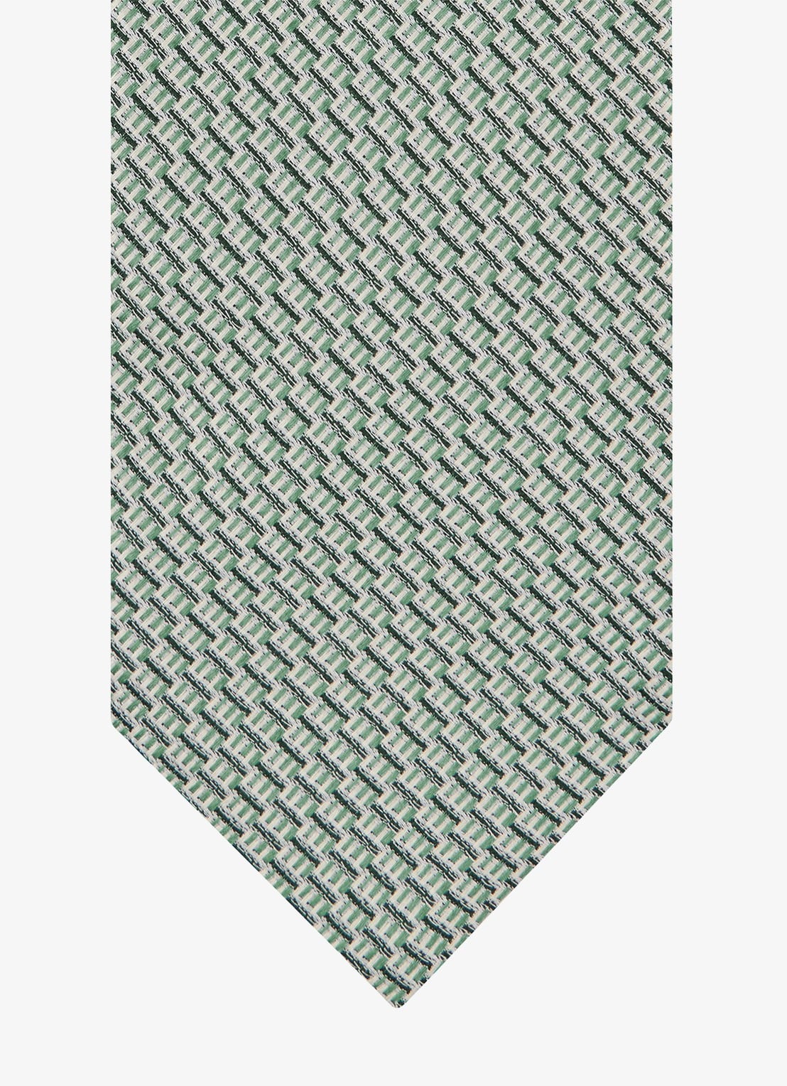 Profuomo Stropdas van zijde - detail groen