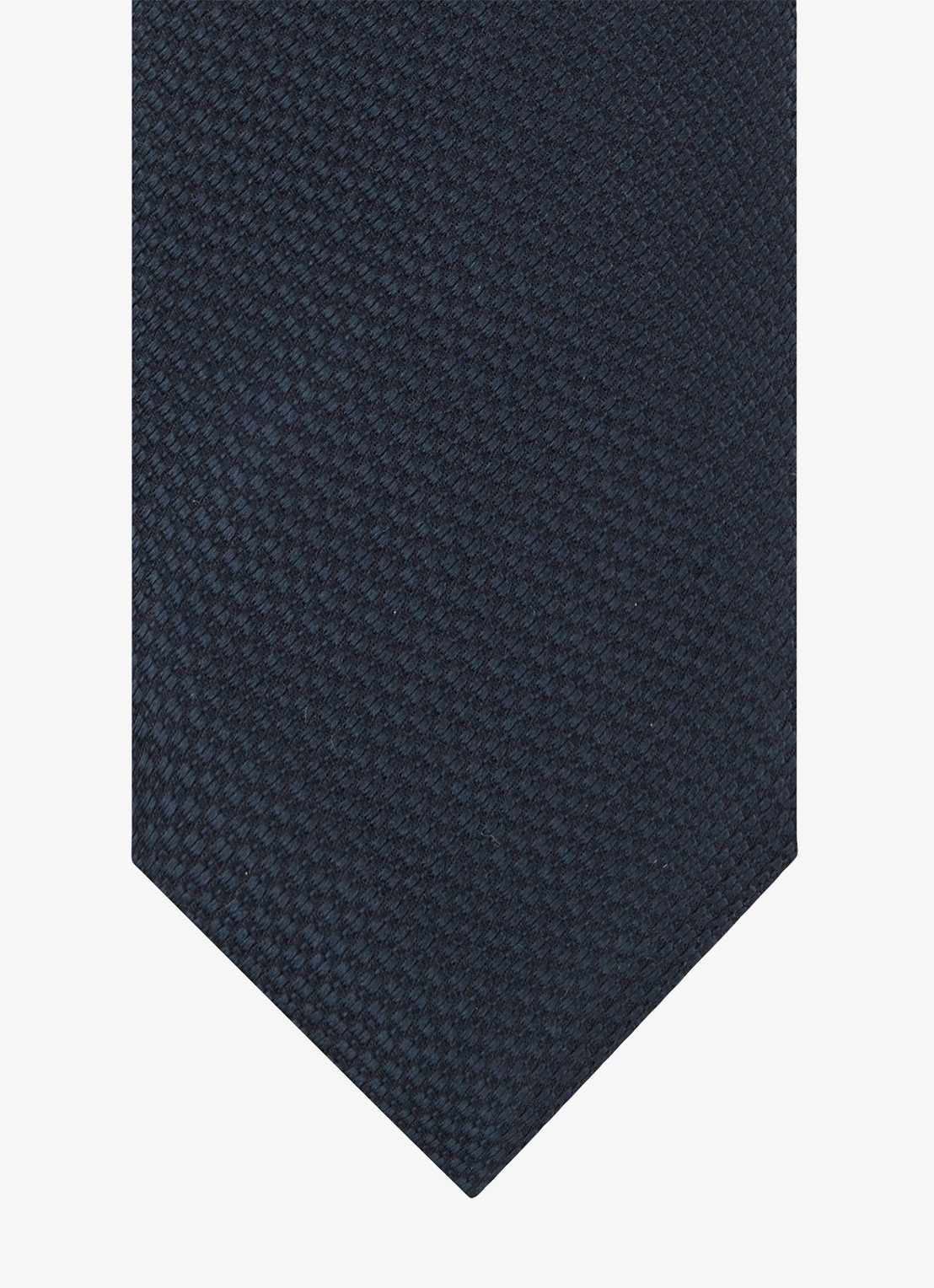 Profuomo Stropdas van zijde - detail 2 donkerblauw