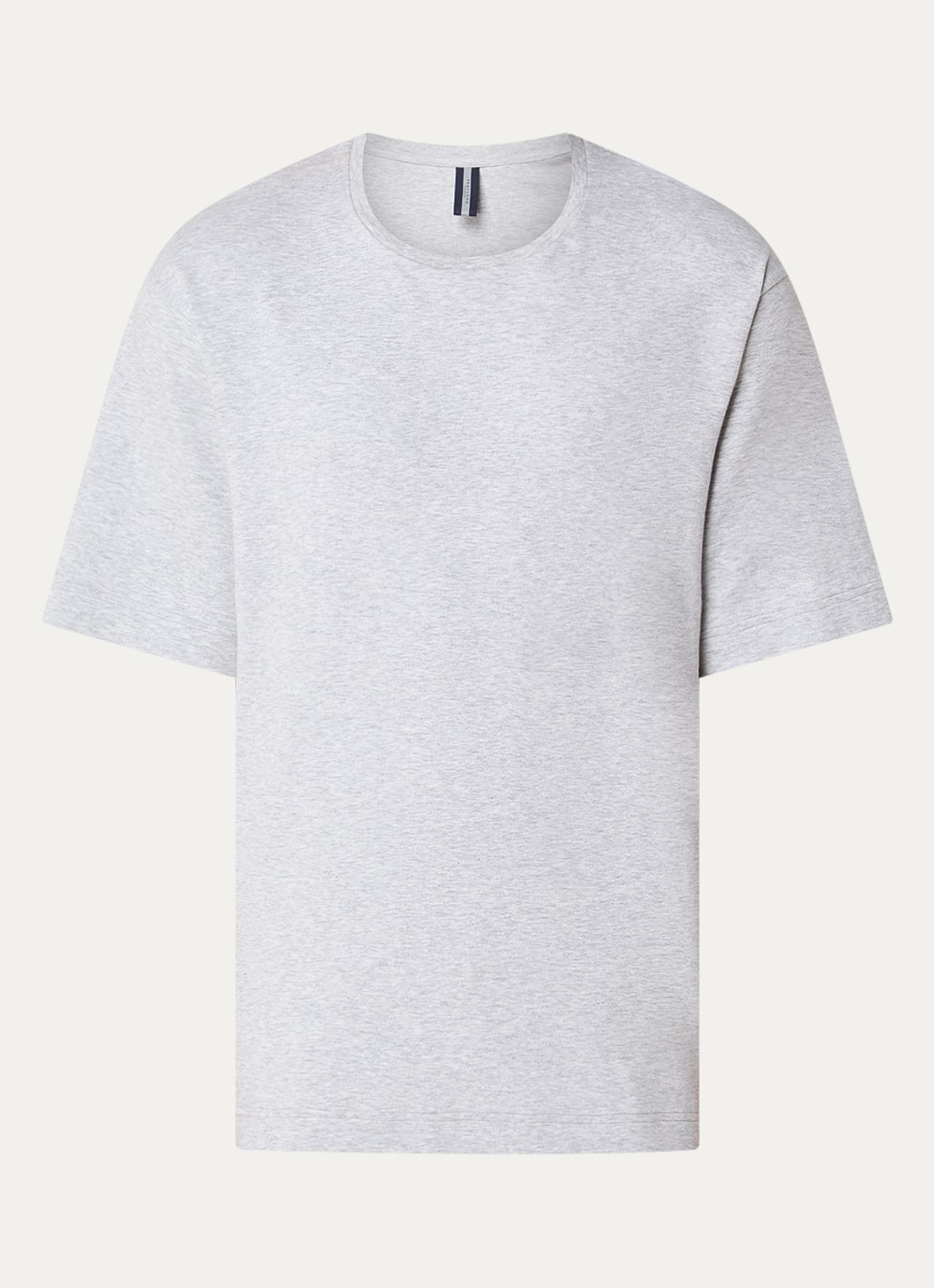 Profuomo T-shirt met ronde hals - voorkant grijsmele