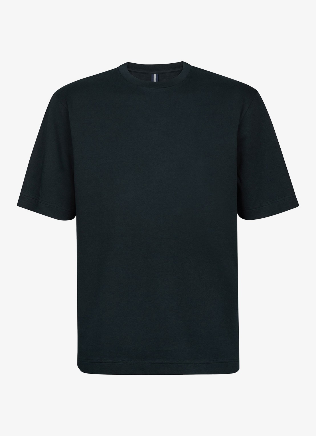 Profuomo T-shirt met ronde hals - voorkant donkerblauw