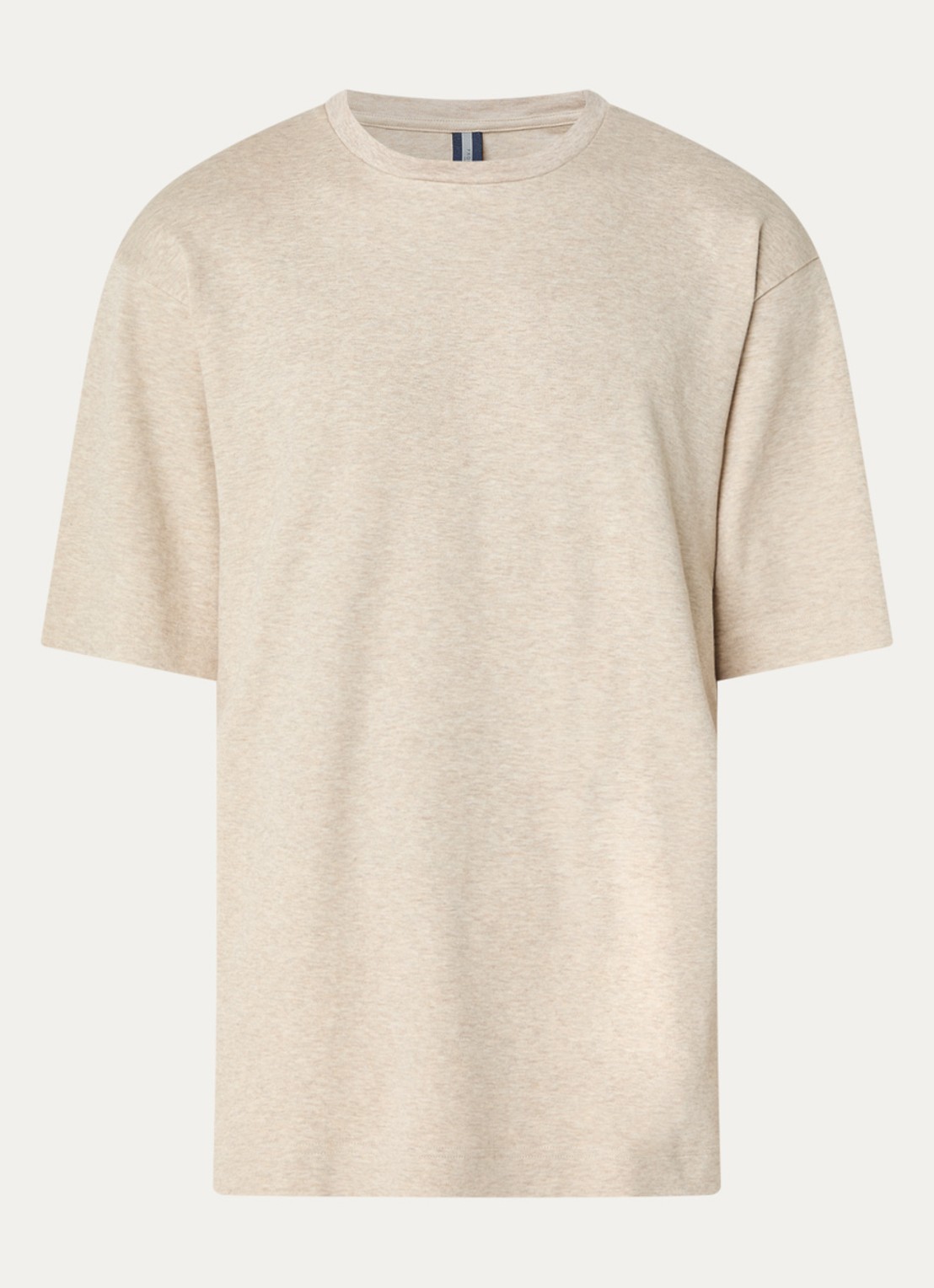 Profuomo T-shirt met stretch - voorkant 3 beige