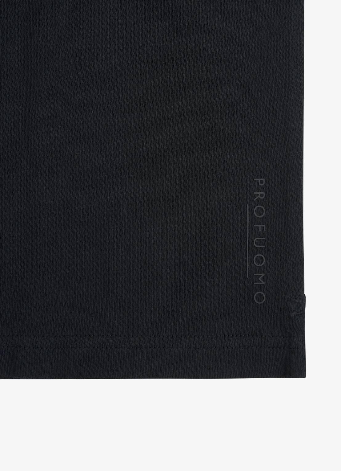 Profuomo T-shirt van jersey - detail 7 zwart