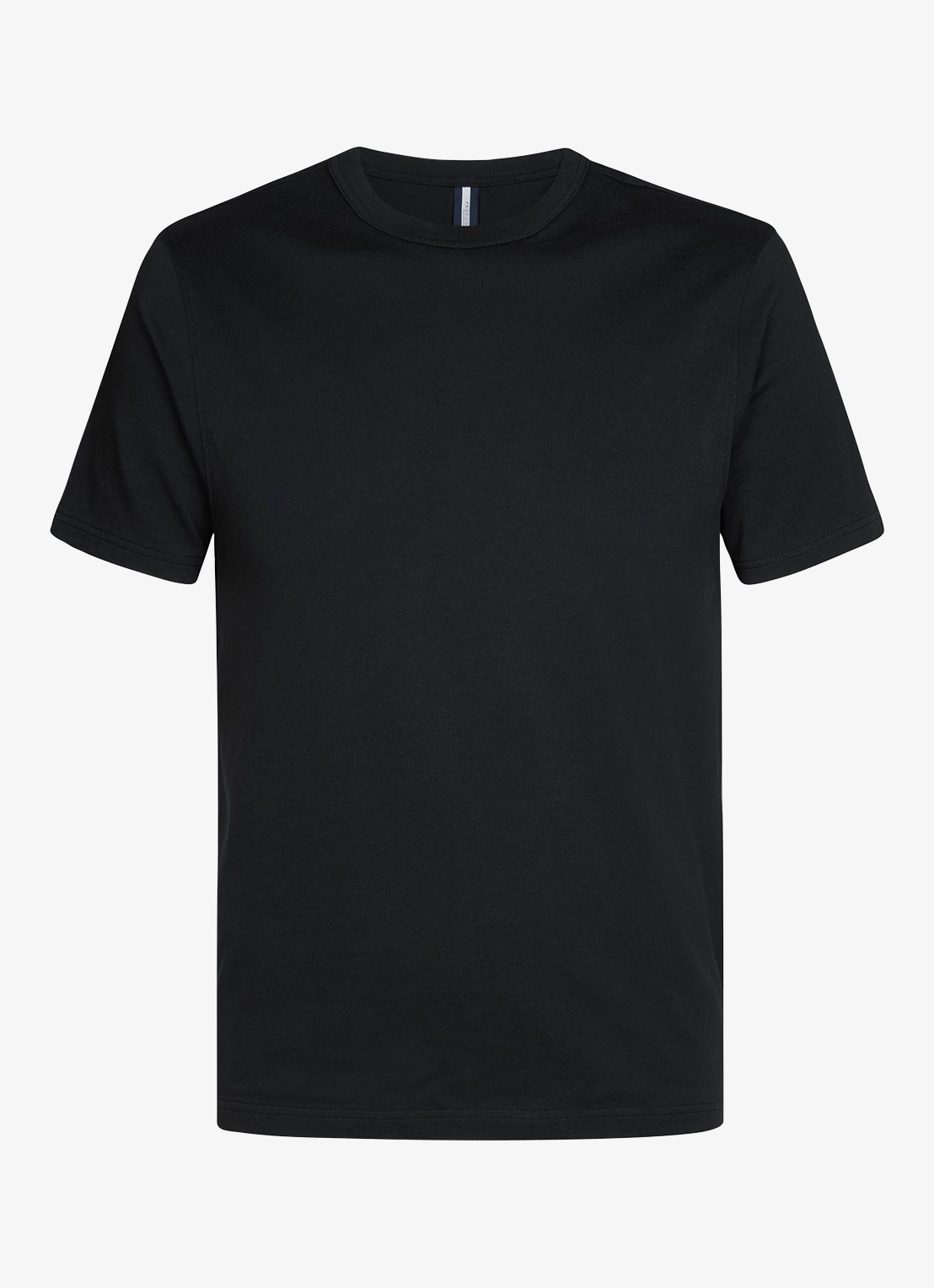 Profuomo T-shirt van jersey - voorkant 2 zwart