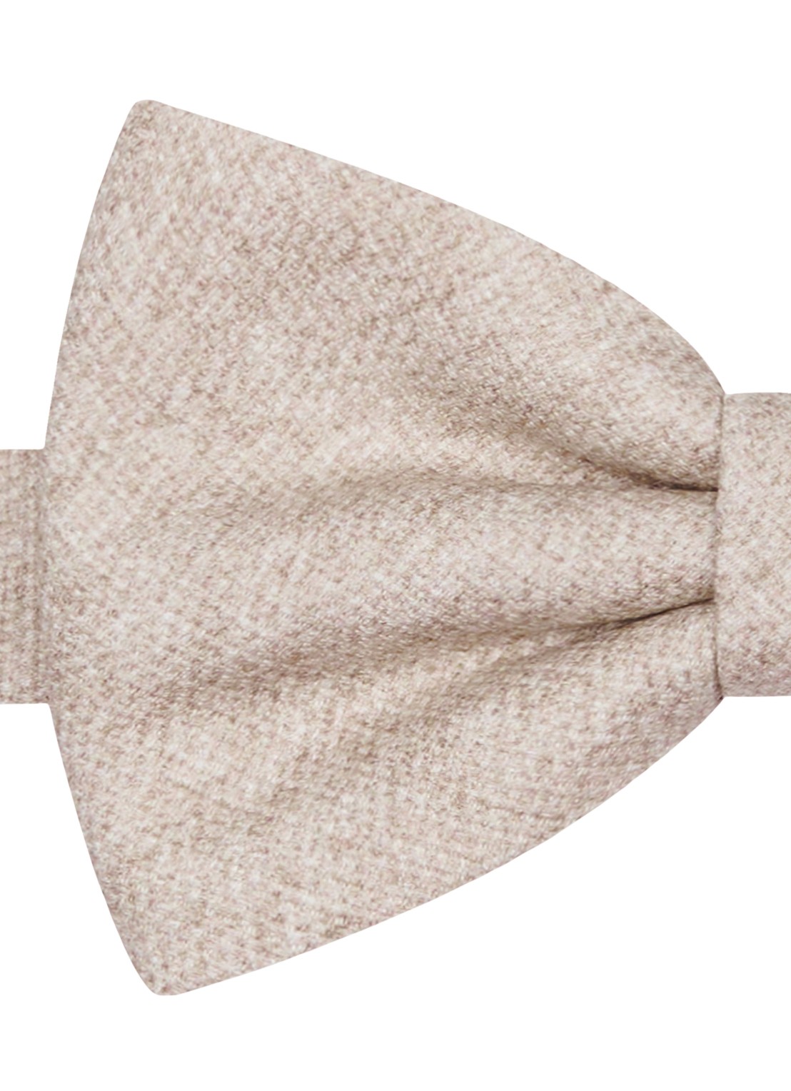 Profuomo Vlinderdas van zijde - detail 2 beige