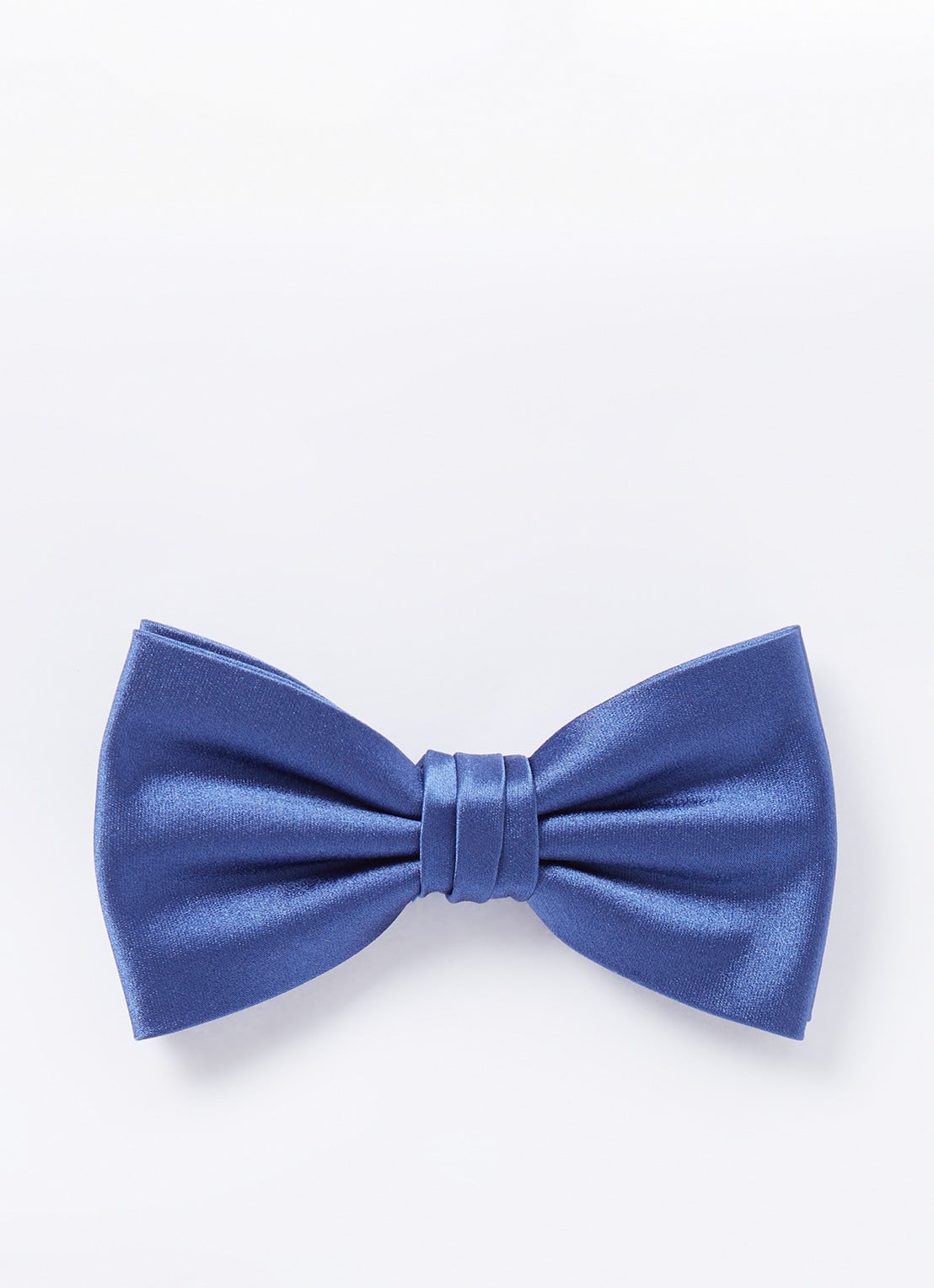 Profuomo Vlinderdas van zijde - voorkant royalblauw