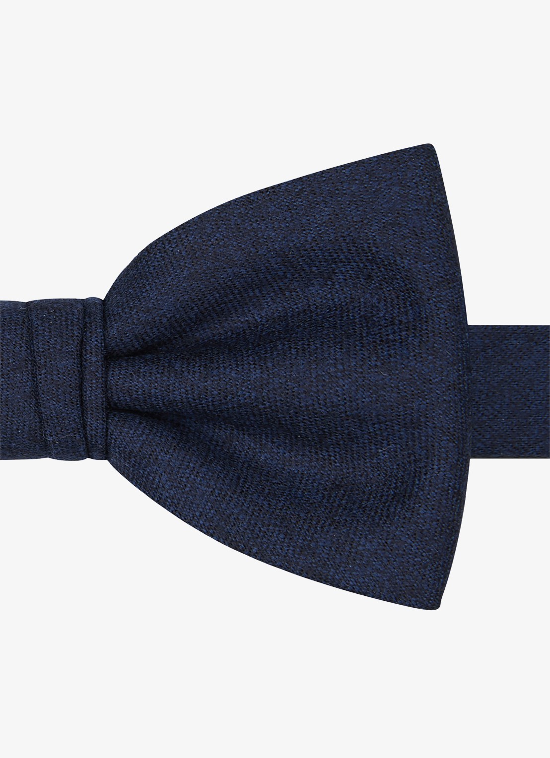 Profuomo Vlinderstrik van wol - detail donkerblauw