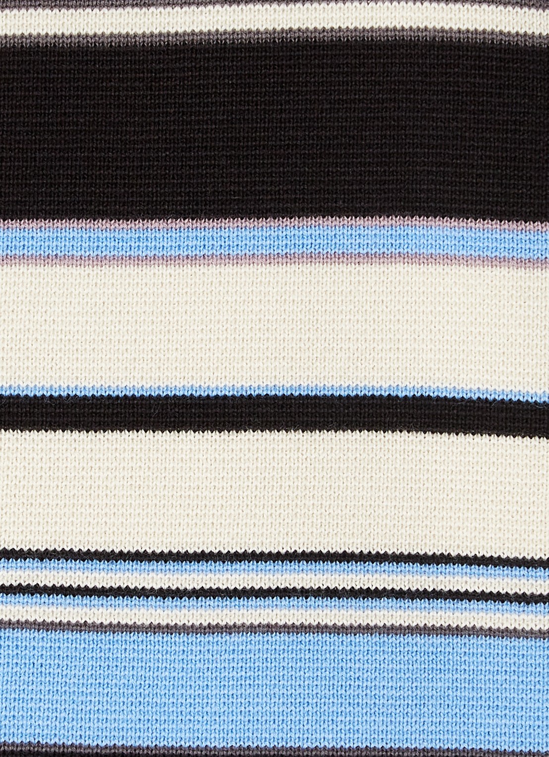 PS Paul Smith Sweater van  katoen met streepprint - detail 2 donkerbeige