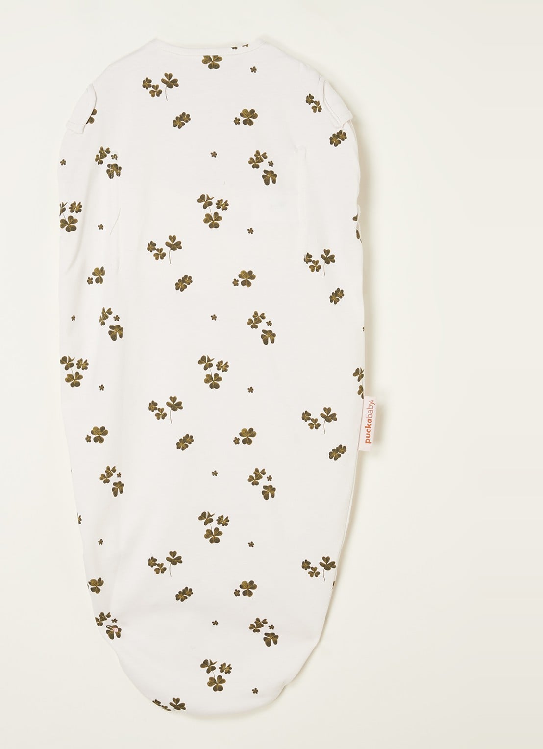 Puckababy Original mini slaapzak met print - achterkant creme
