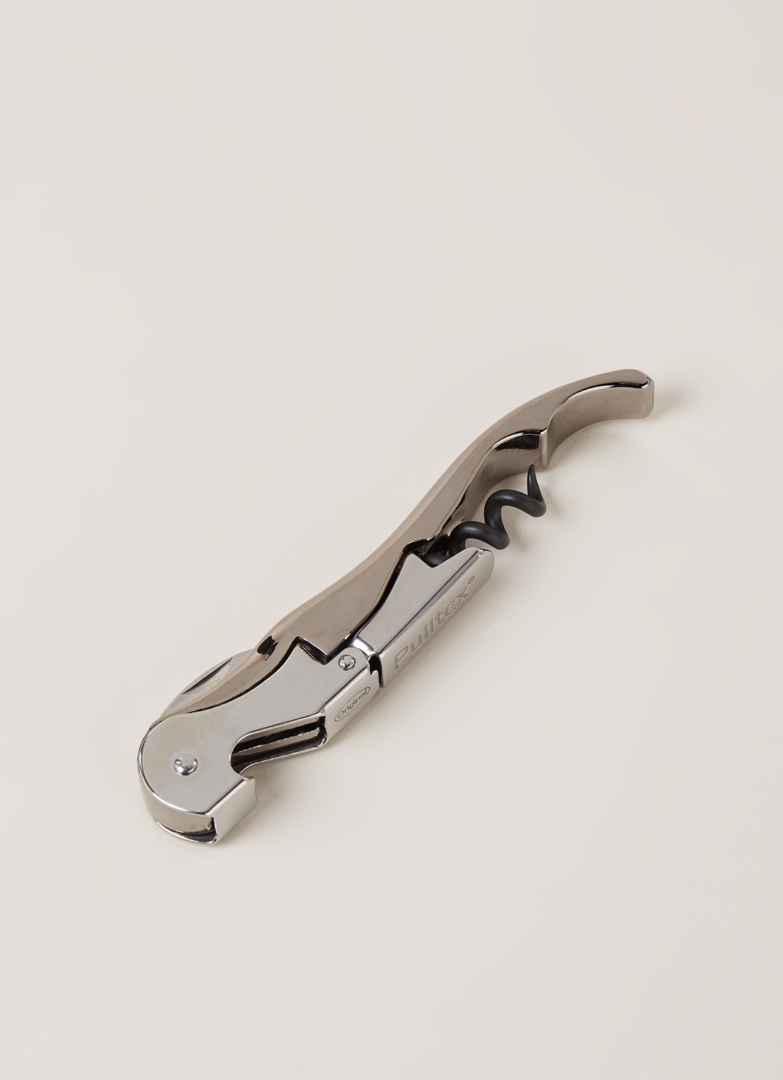 Pulltex Pulltap's Classic Graphite kurkentrekker - detail zilver