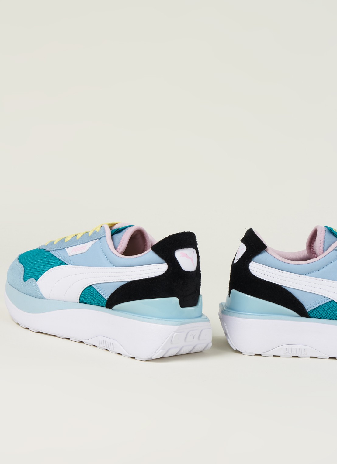 Puma Cruise Rider Silk Road sneaker met suède details - detail 2 blauw