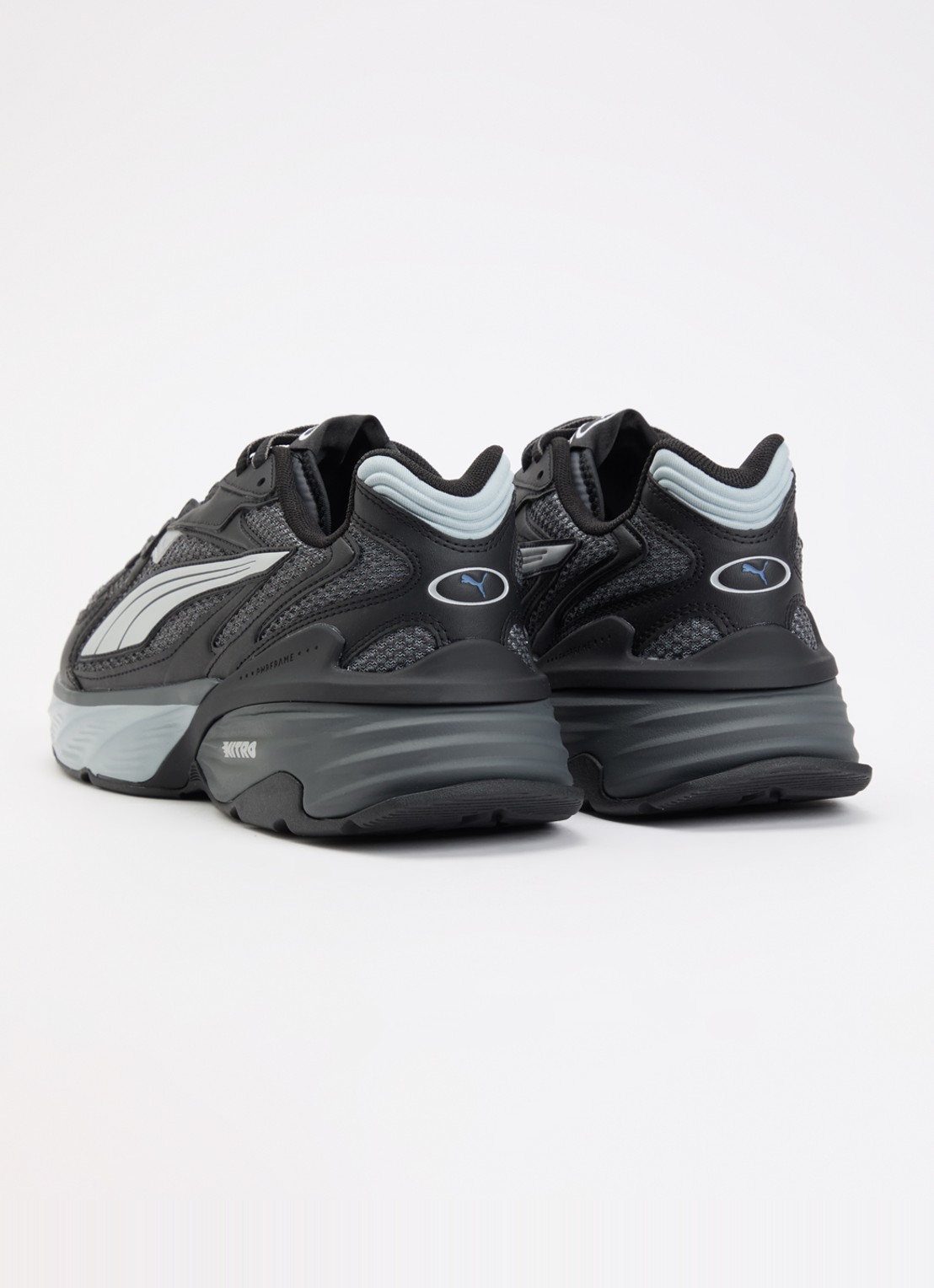 Puma Fade Nitro LS sneaker van mesh - achterkant 5 zwart