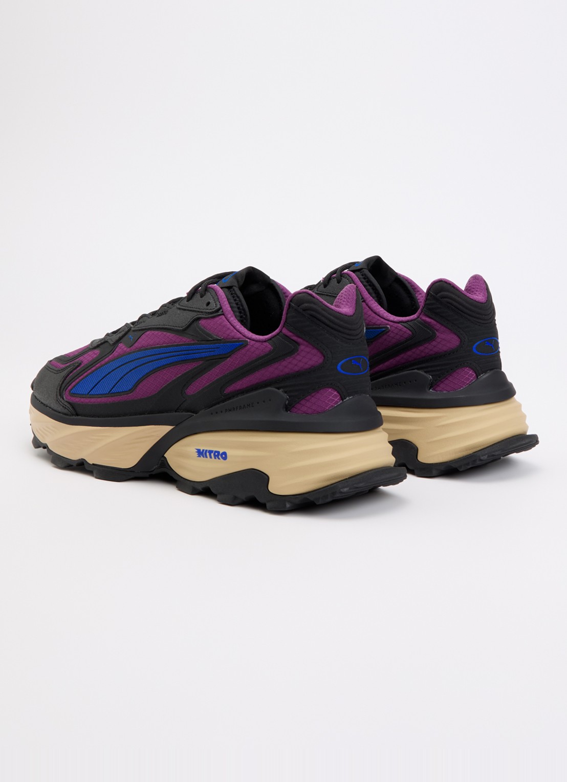 Puma Fade Nitro Ripstop sneaker met mesh details - achterkant 5 paars