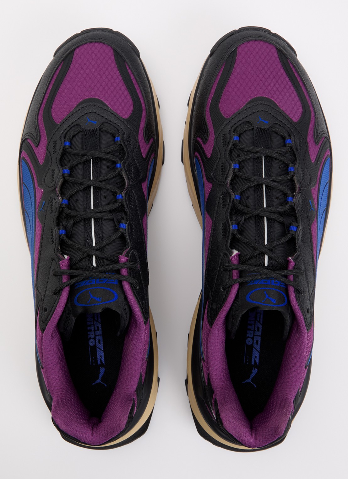 Puma Fade Nitro Ripstop sneaker met mesh details - detail 3 paars