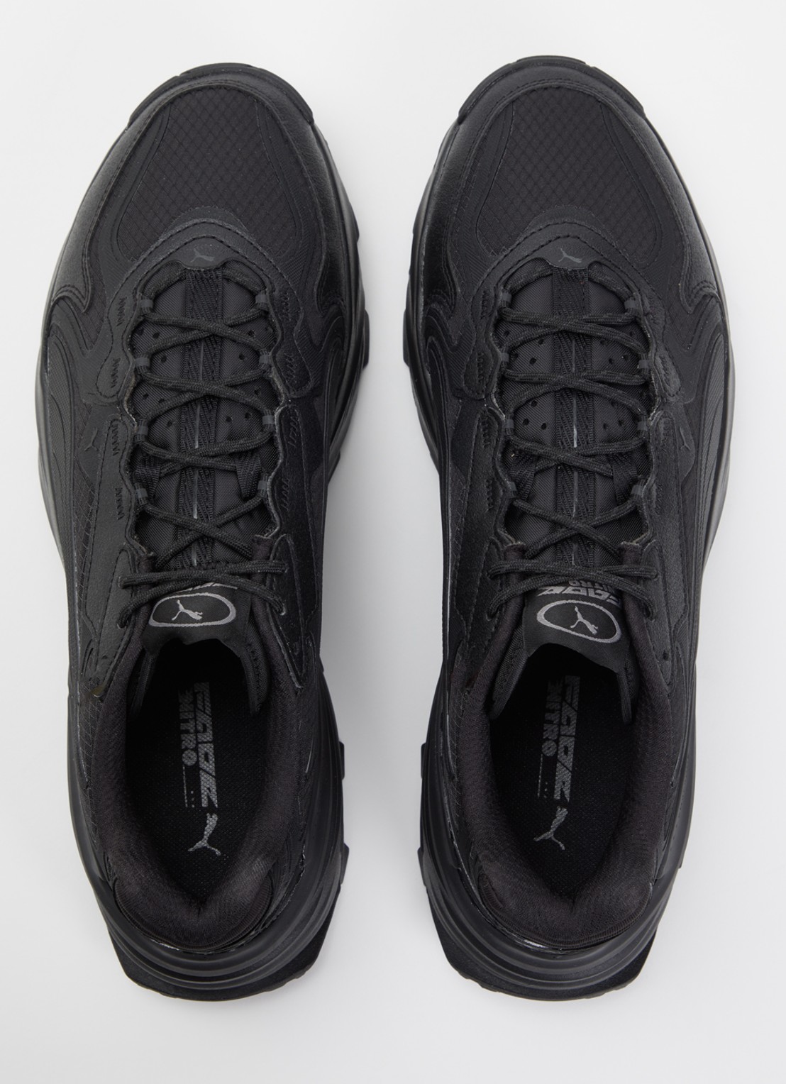 Puma Fade Nitro sneaker met mesh details - detail 2 zwart