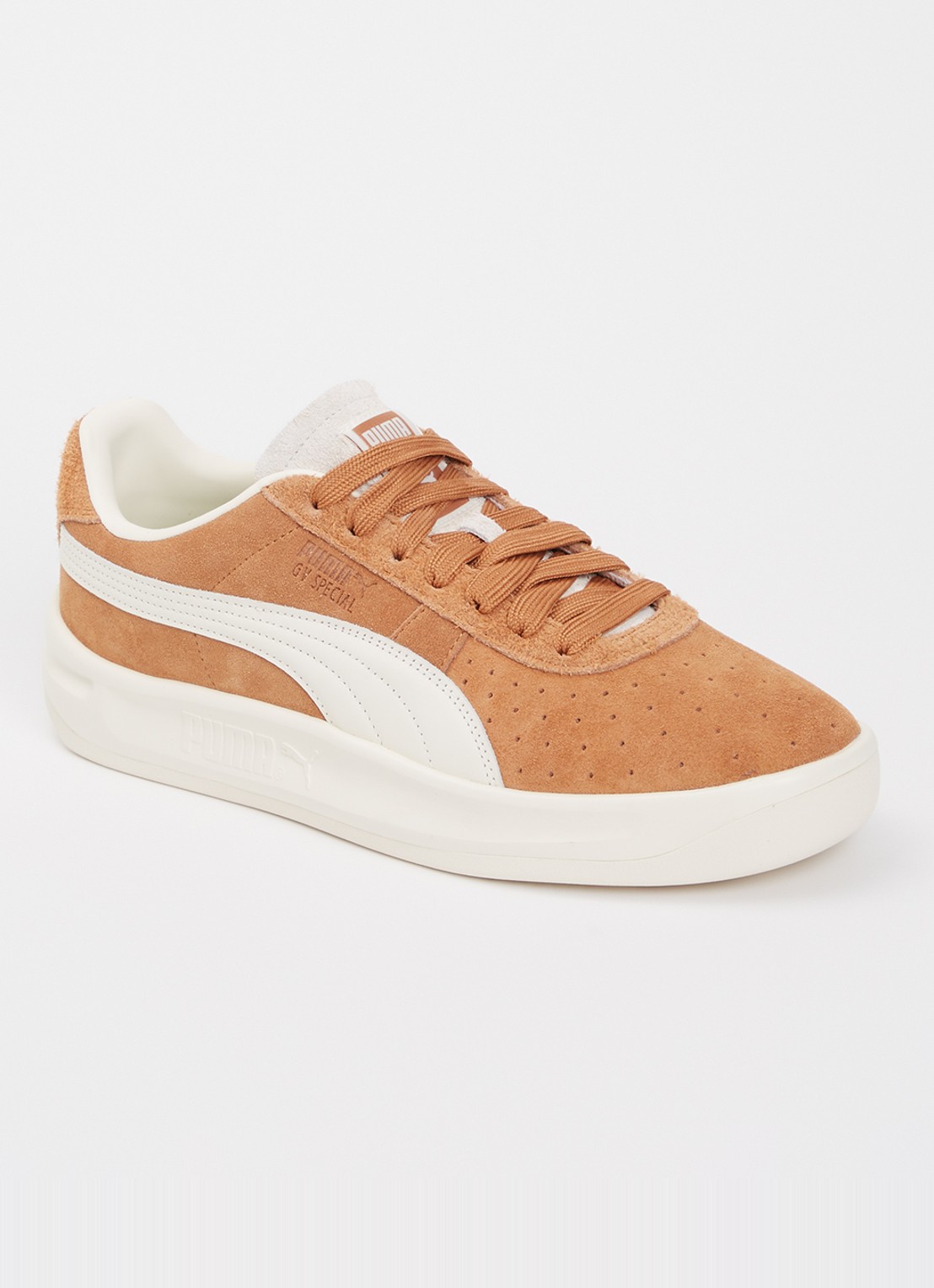 Puma GV Special sneaker van suède - voorkant 5 roestbruin