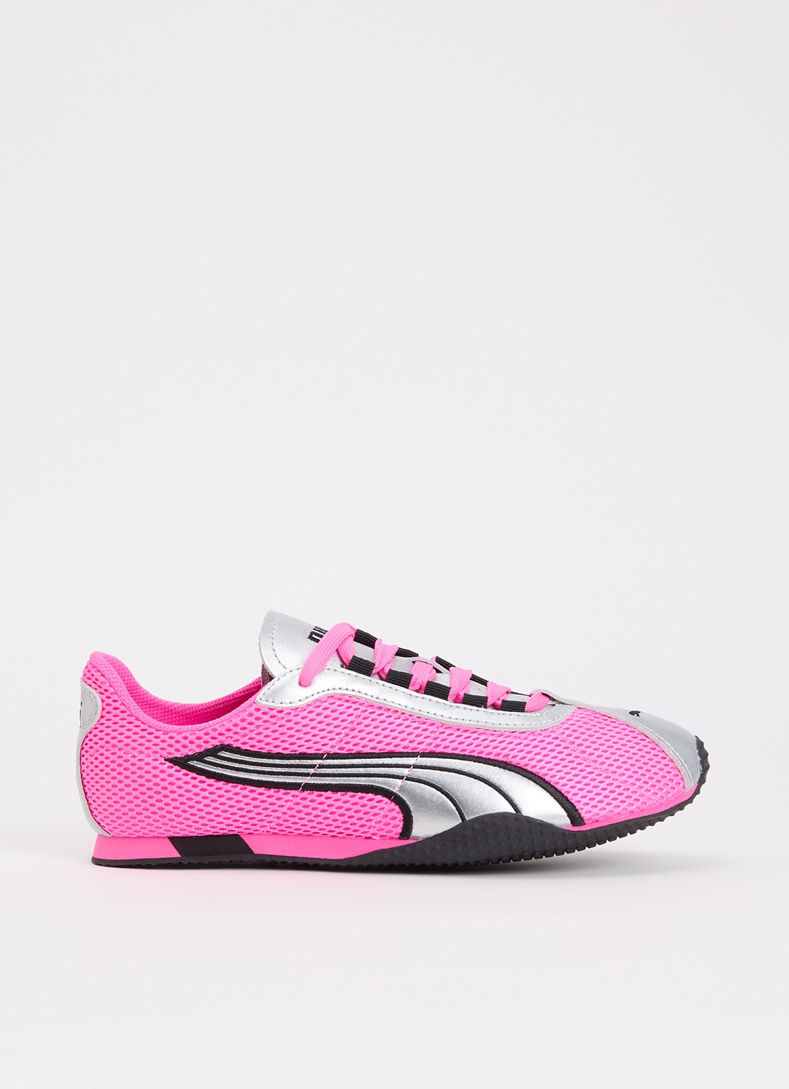 Puma H-Street OG sneaker van mesh met details van leer - voorkant fuchsia