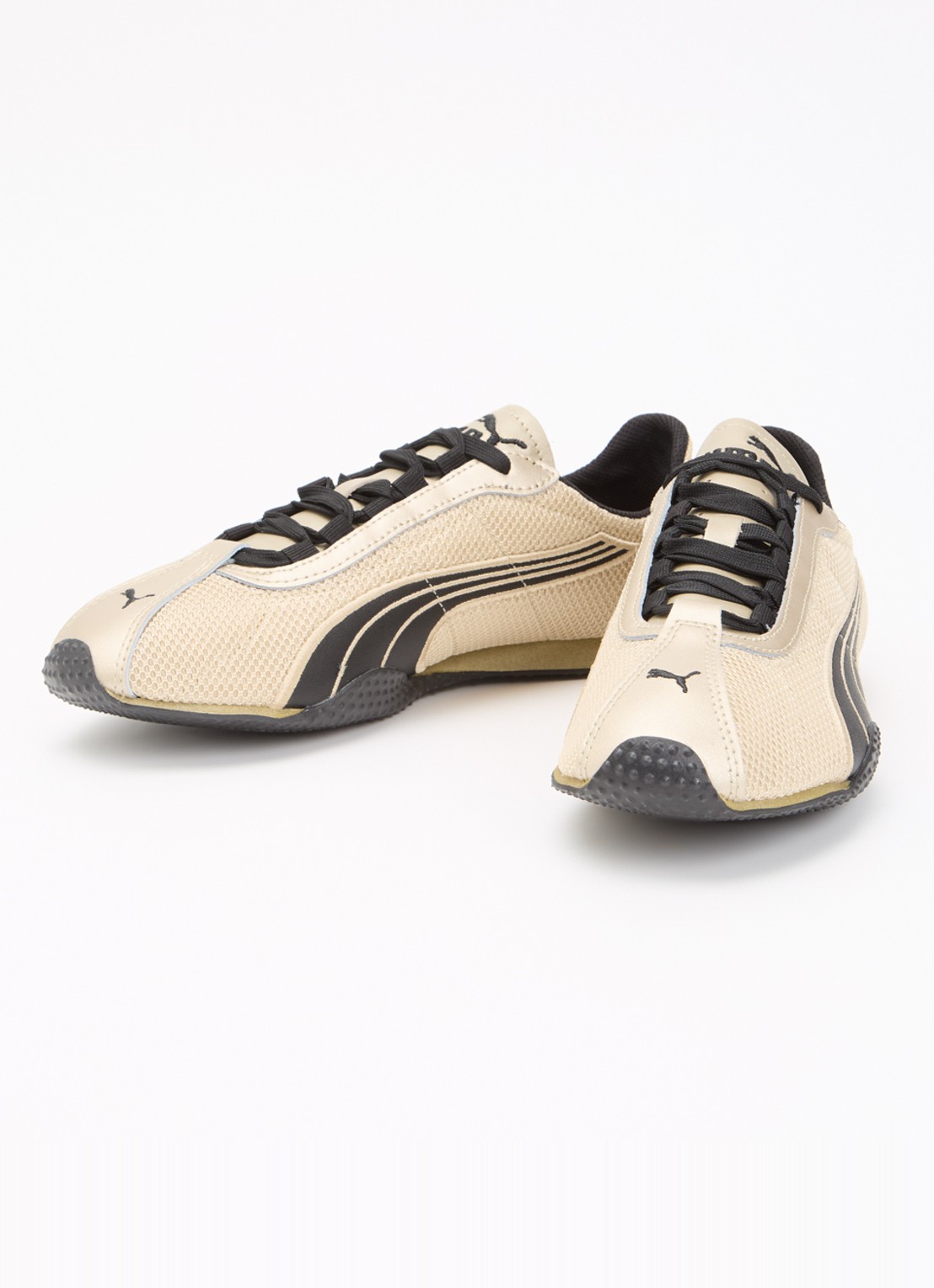 Puma H-Street sneaker van mesh met details van leer - detail 3 goud