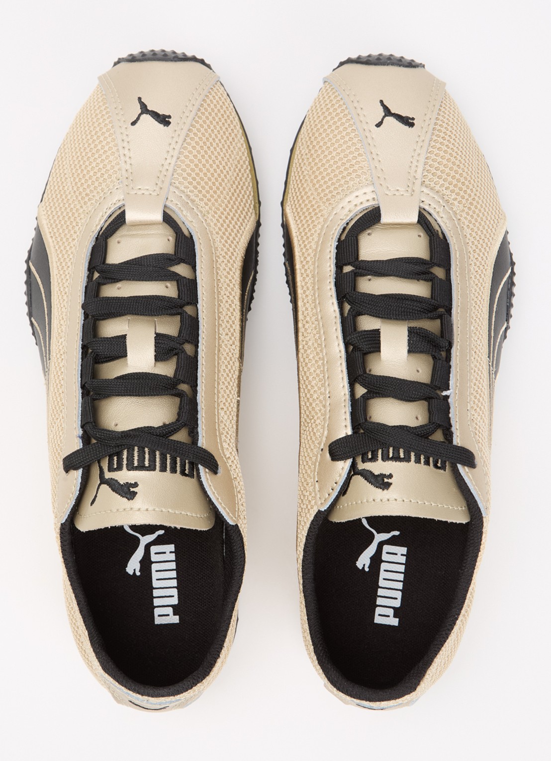 Puma H-Street sneaker van mesh met details van leer - detail 4 goud