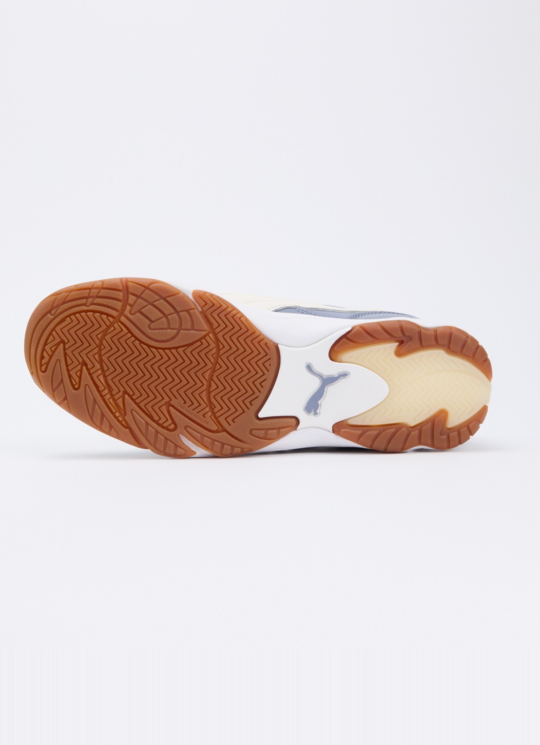 Puma King Indoor sneaker van leer - detail 3 paars
